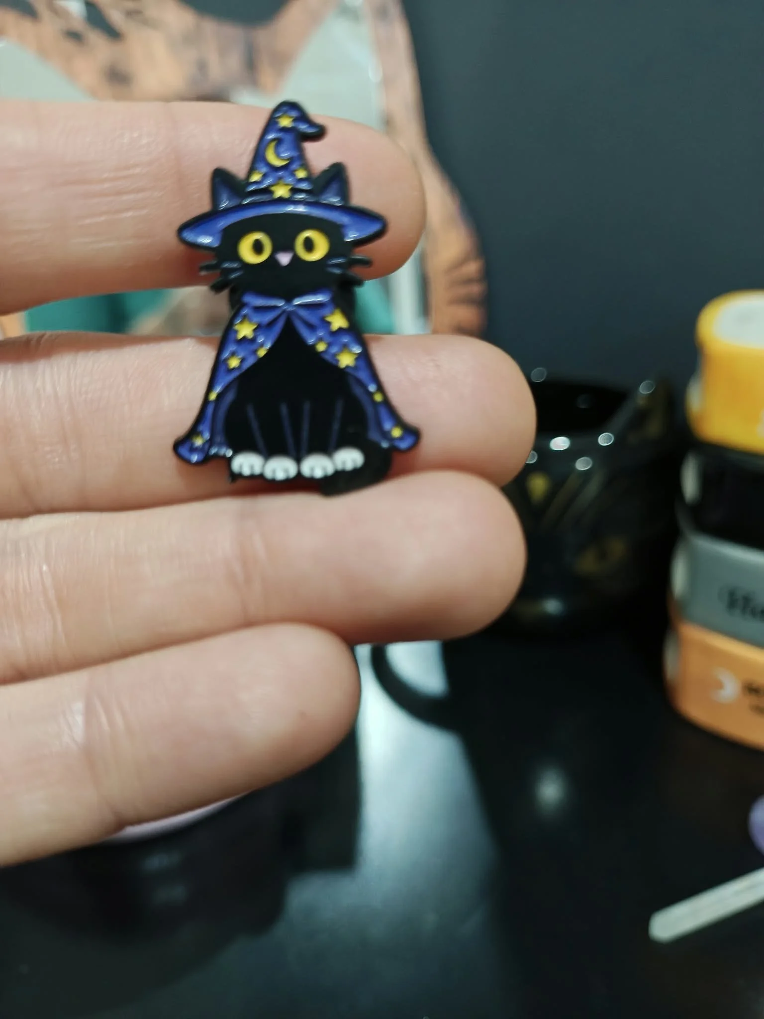 Wizard Cat Pin