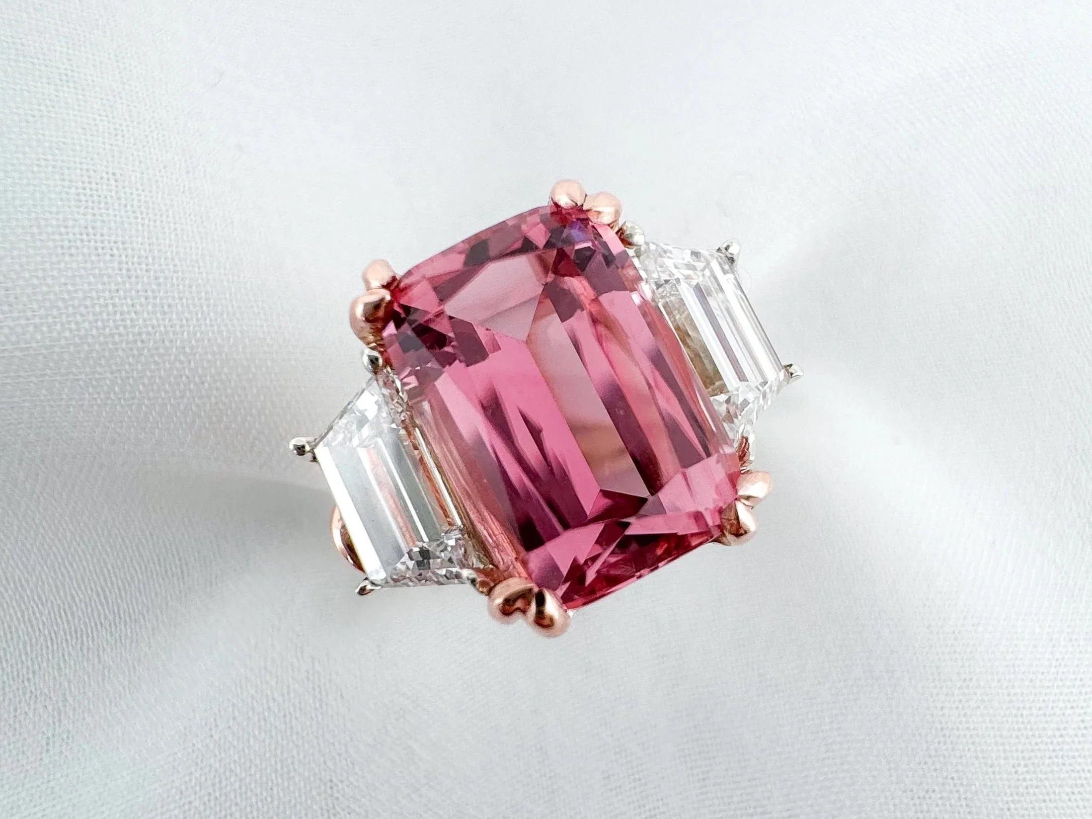 9ct Gold, Tourmaline & Diamond