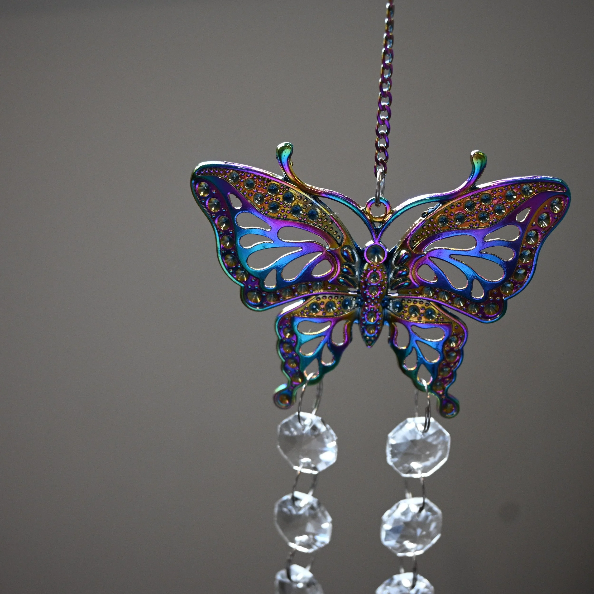 Butterfly Crystal Suncatcher