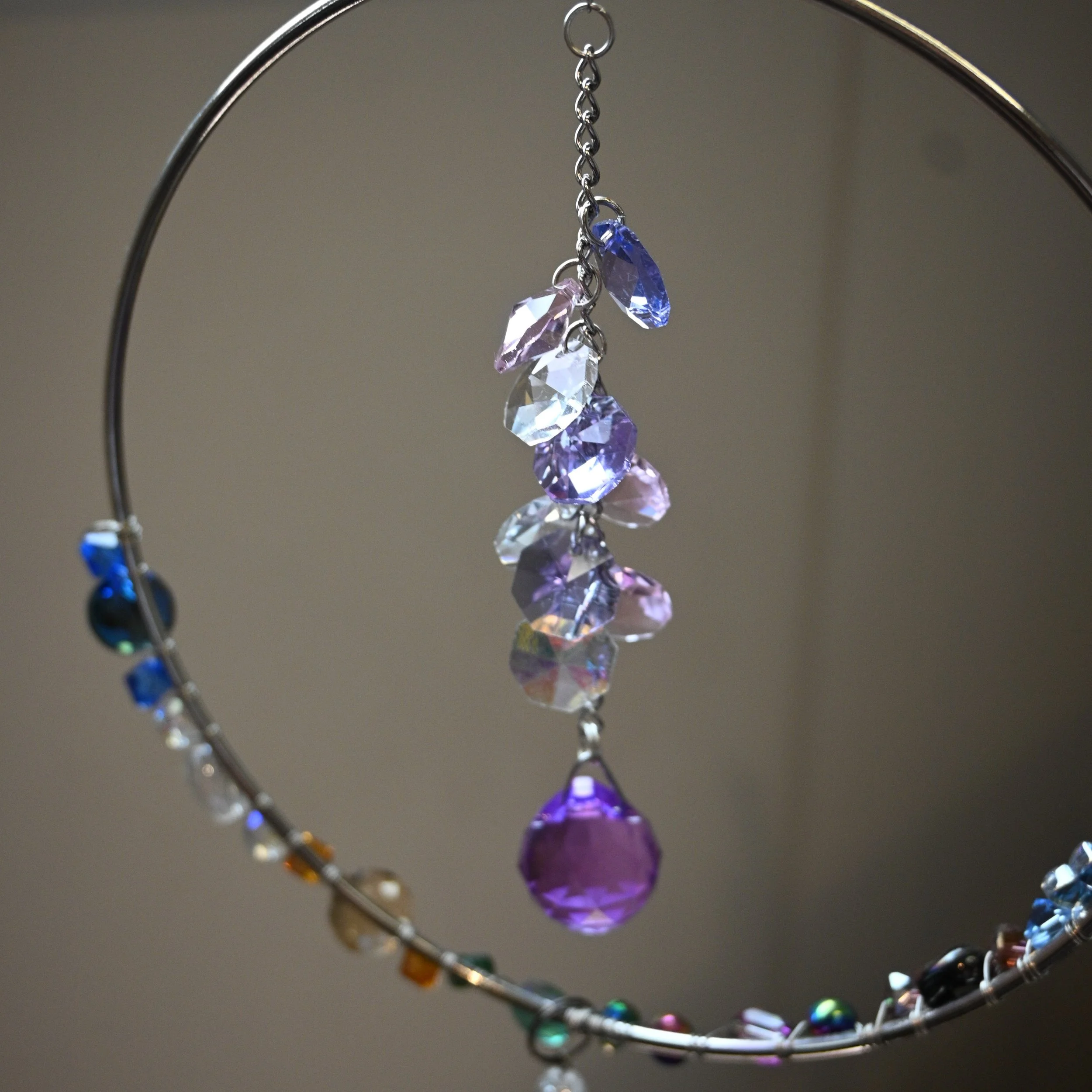 Handmade Beaded Suncatcher