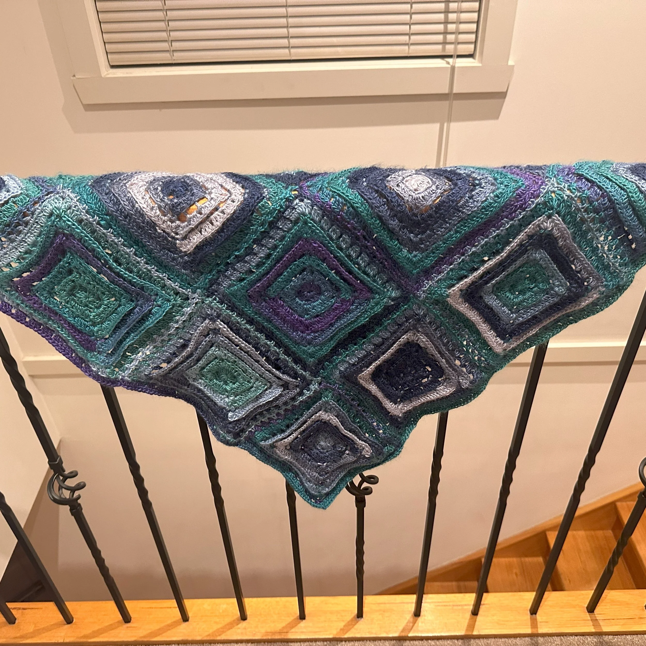 Crochet square medium blanket