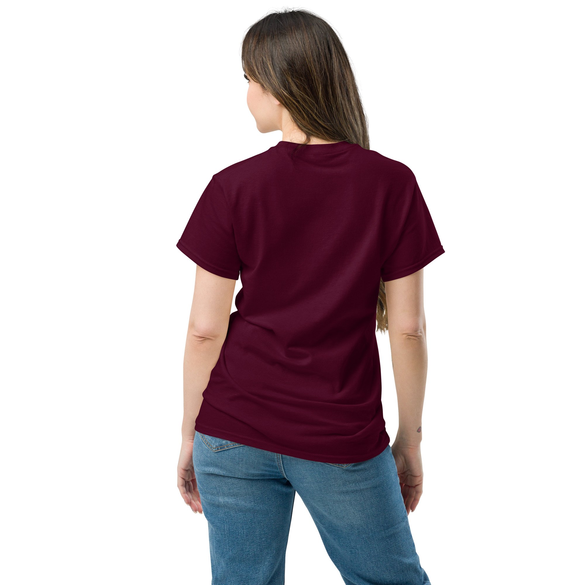 unisex-classic-tee-maroon-back-684e77b2cc2d4.jpg
