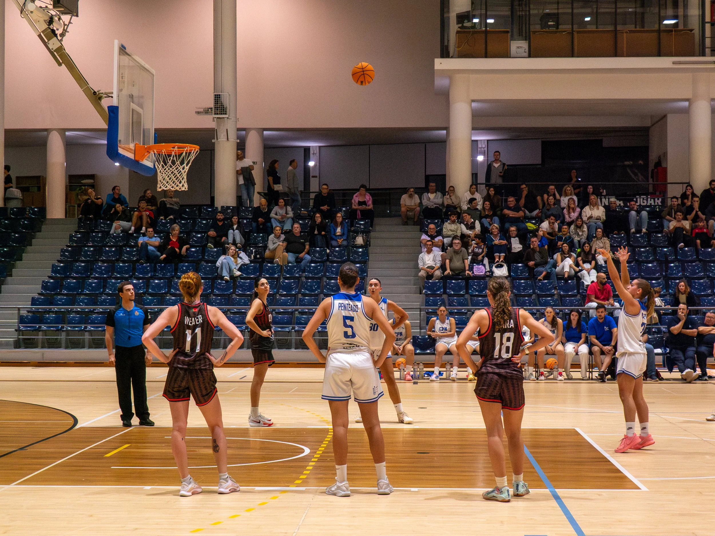 Free Throw, Female Basketball Game