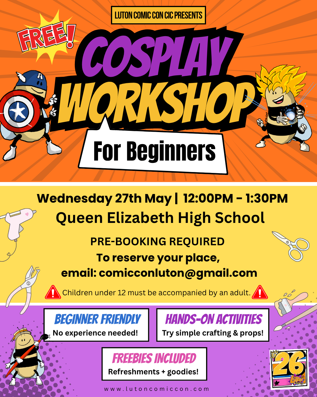 Cosplay Workshop for beginners