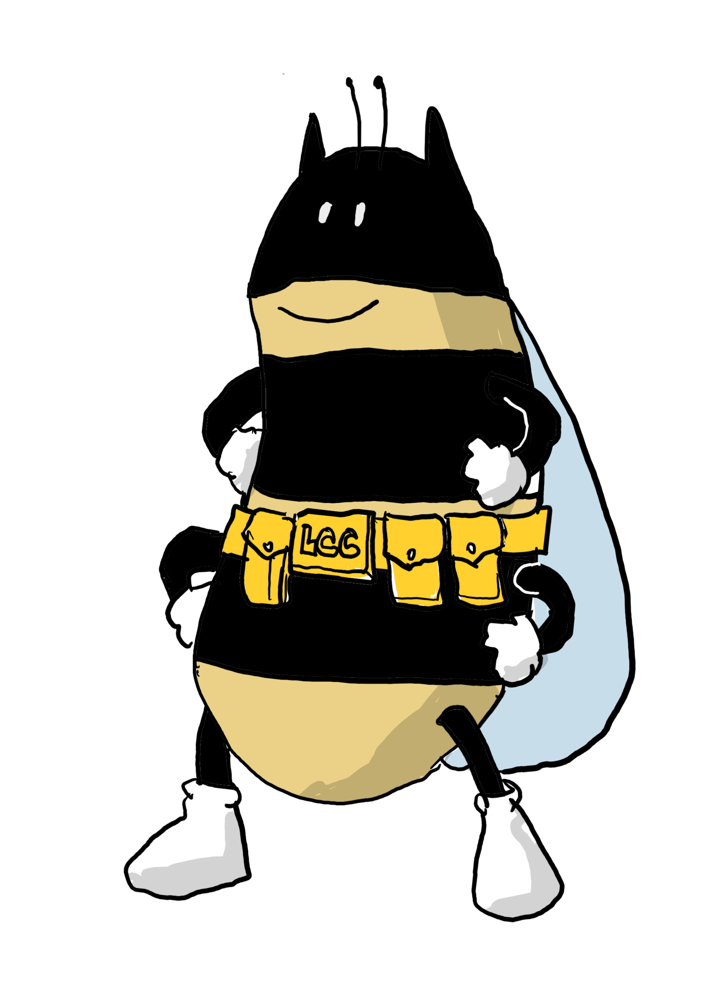 Barnabee as the Dark Knight