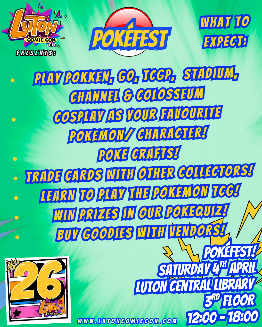 PokeFest — Luton Comic Con 2026
