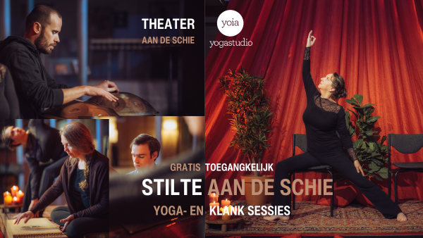 Stilte aan de Schie, Yoga en Klank in Theater aan de Schie