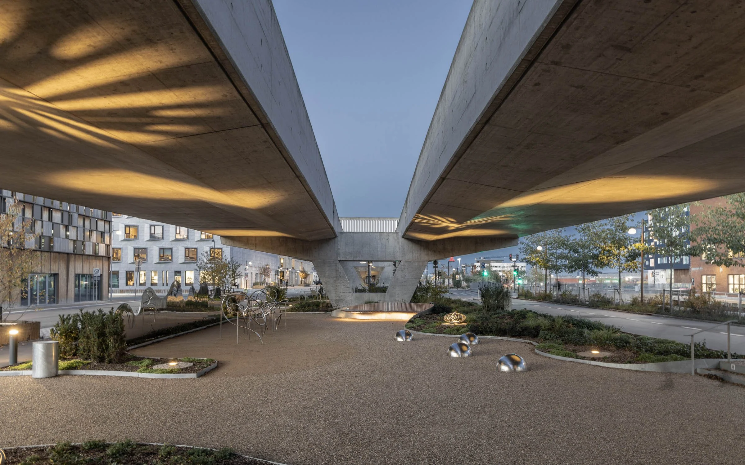 Aktivitetspladsen at Orientkaj metro station