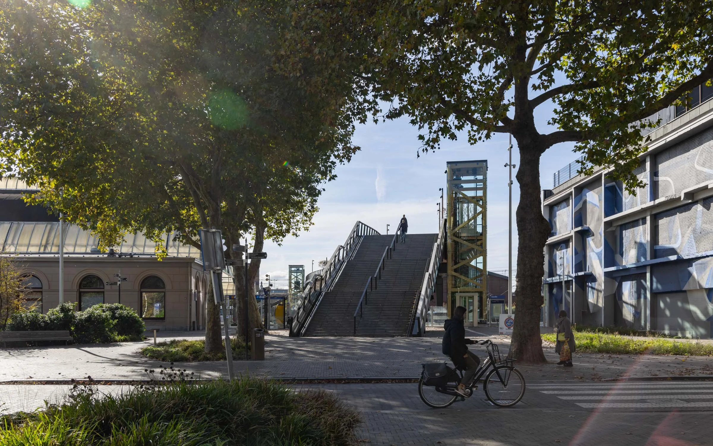 Passerelle Zwolle wooden bridge