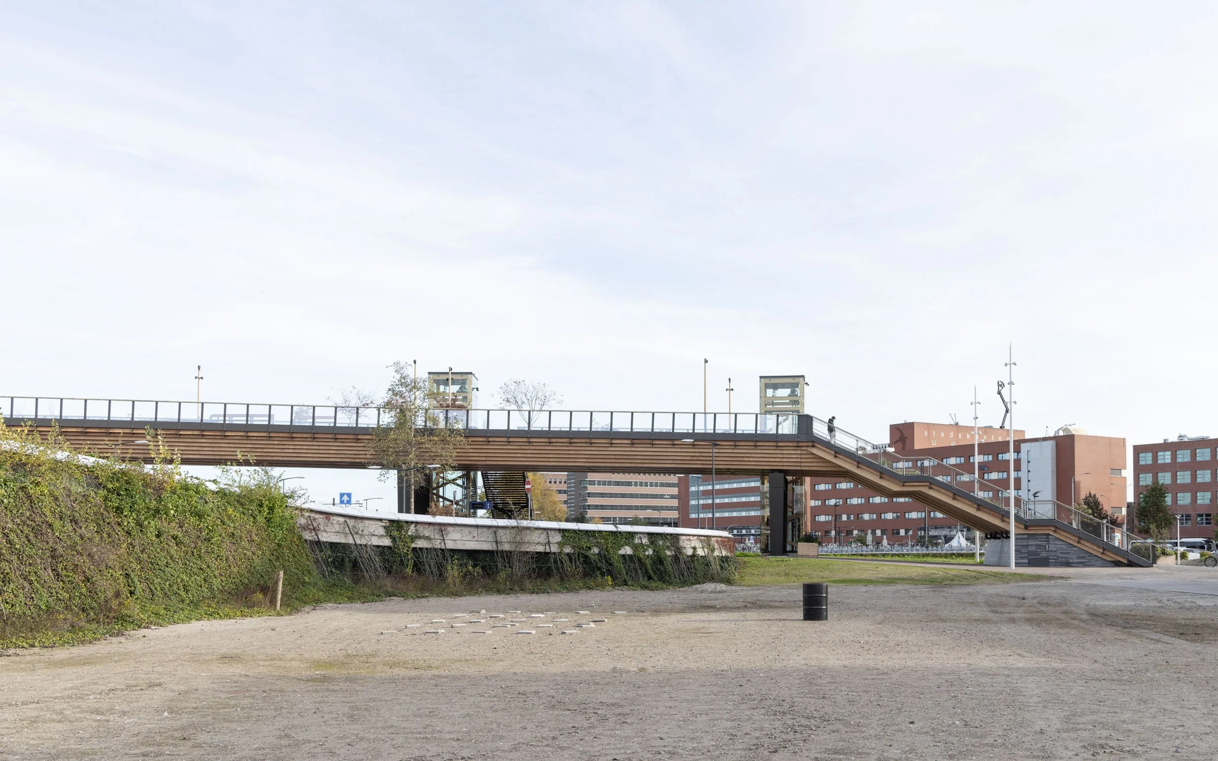 Passerelle Zwolle wooden bridge