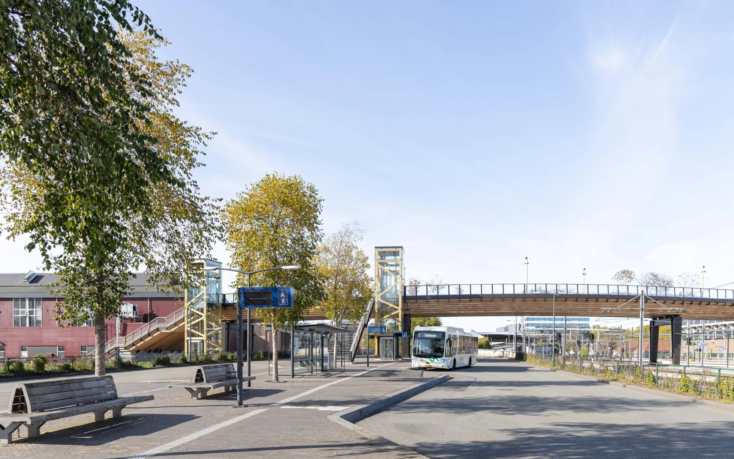 Passerelle Zwolle wooden bridge
