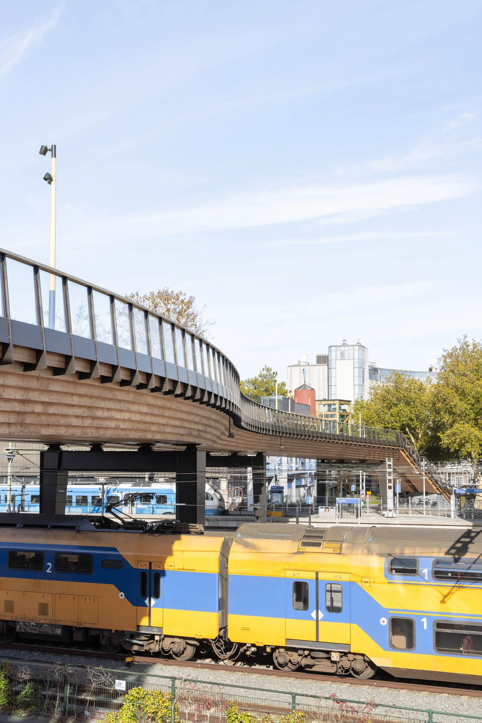 Passerelle Zwolle wooden bridge