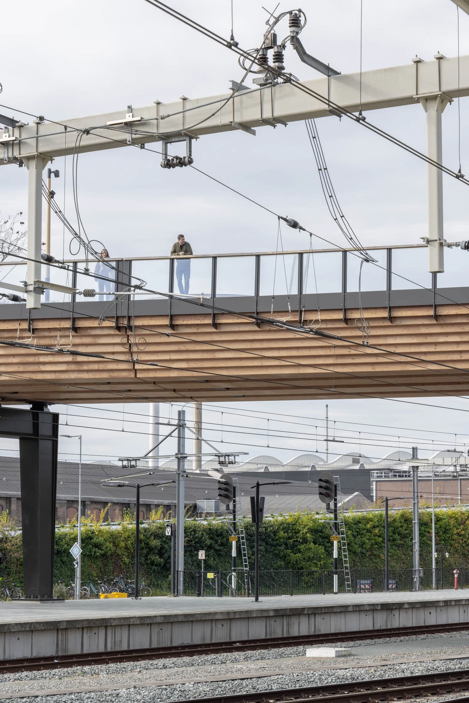 Passerelle Zwolle wooden bridge