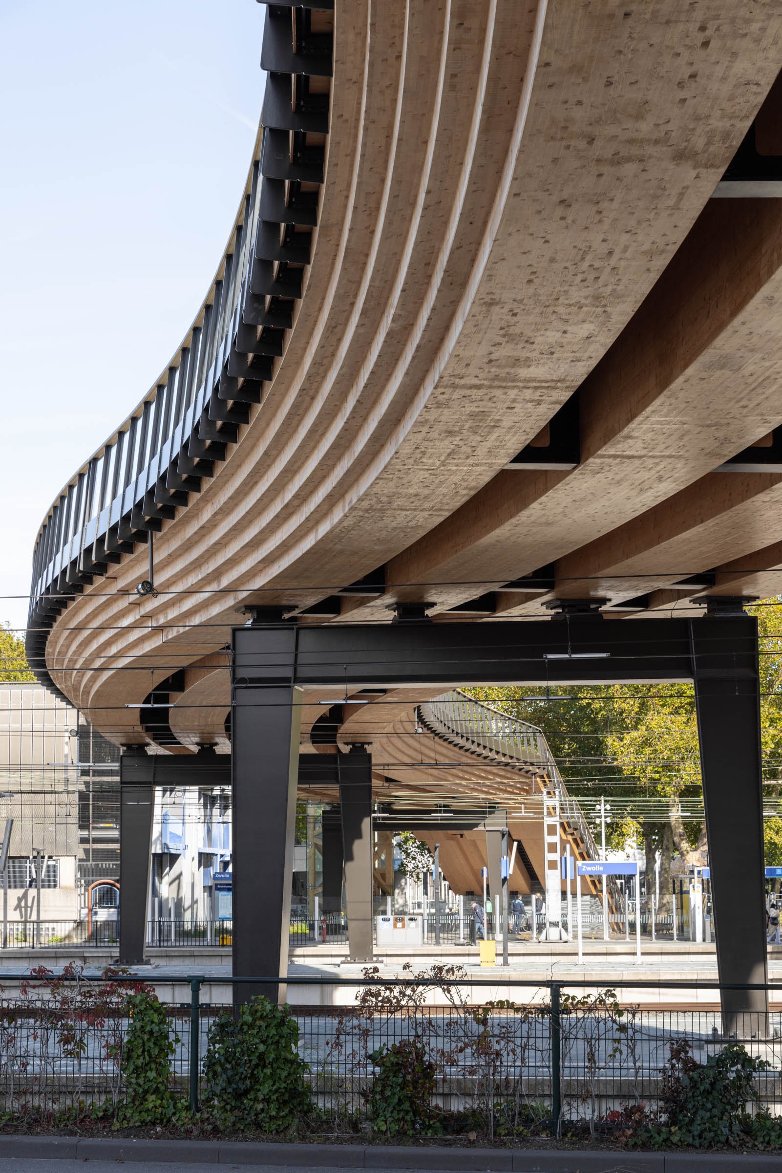 Passerelle Zwolle wooden bridge