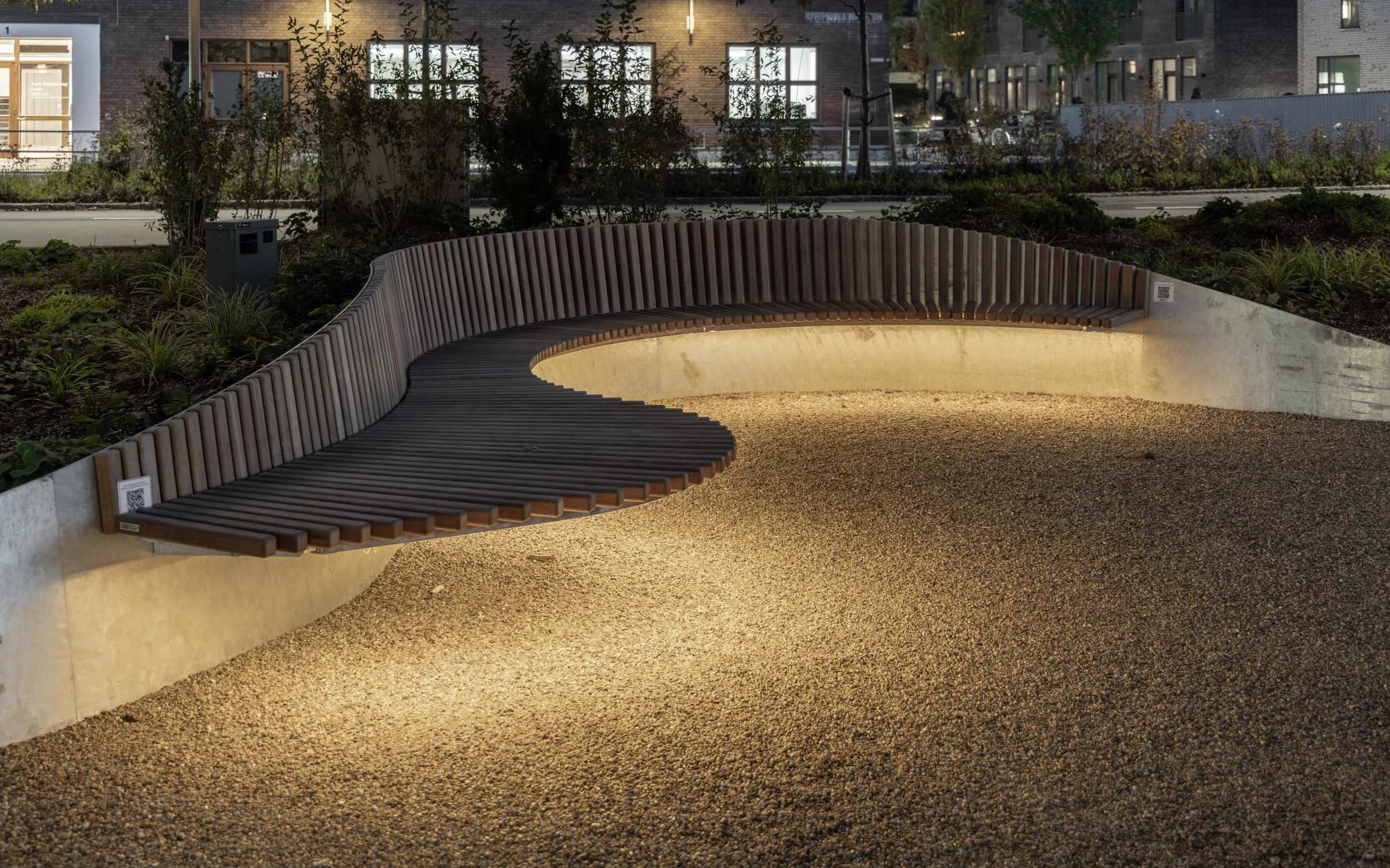 Aktivitetspladsen at Orientkaj metro station