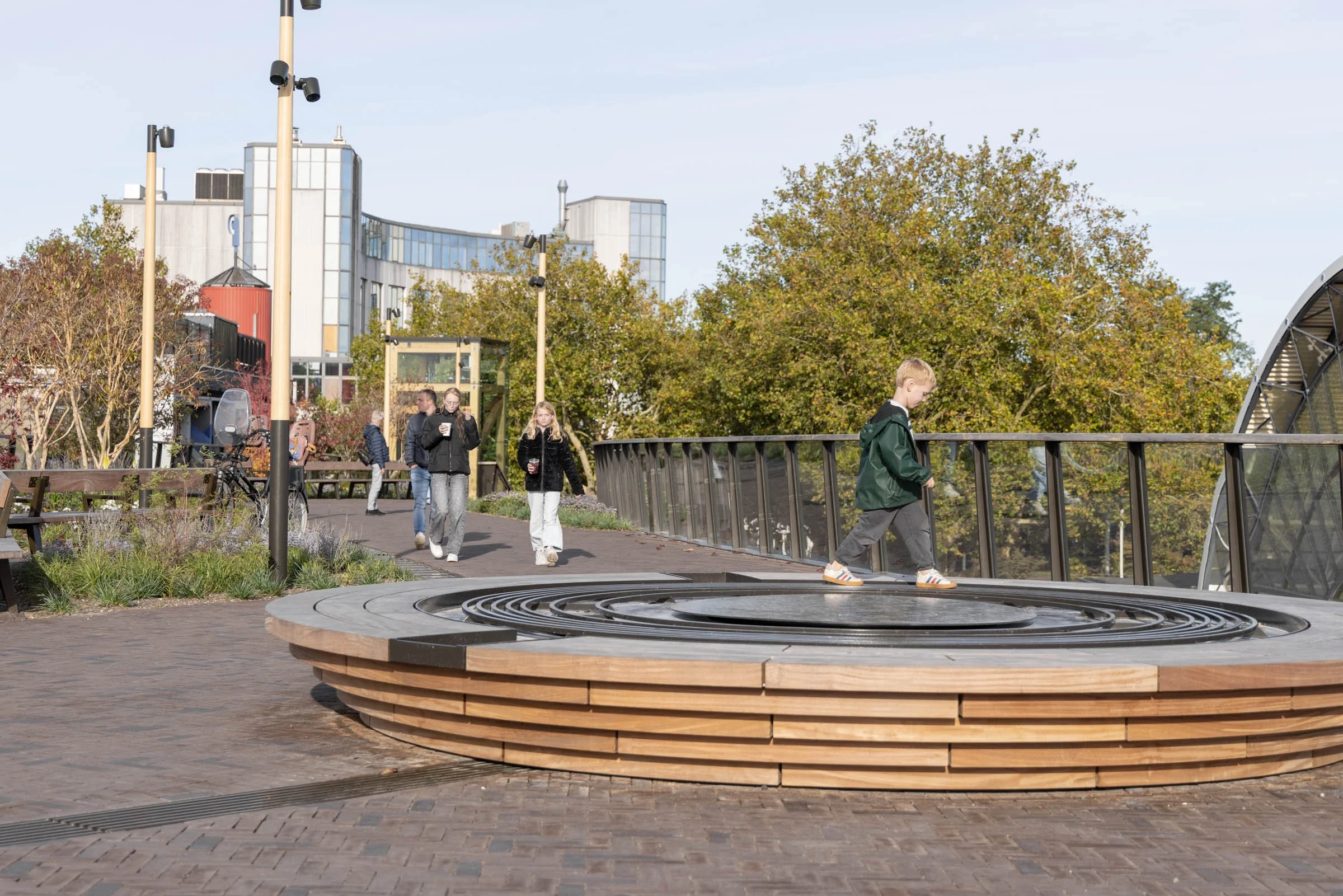 Passerelle Zwolle wooden bridge