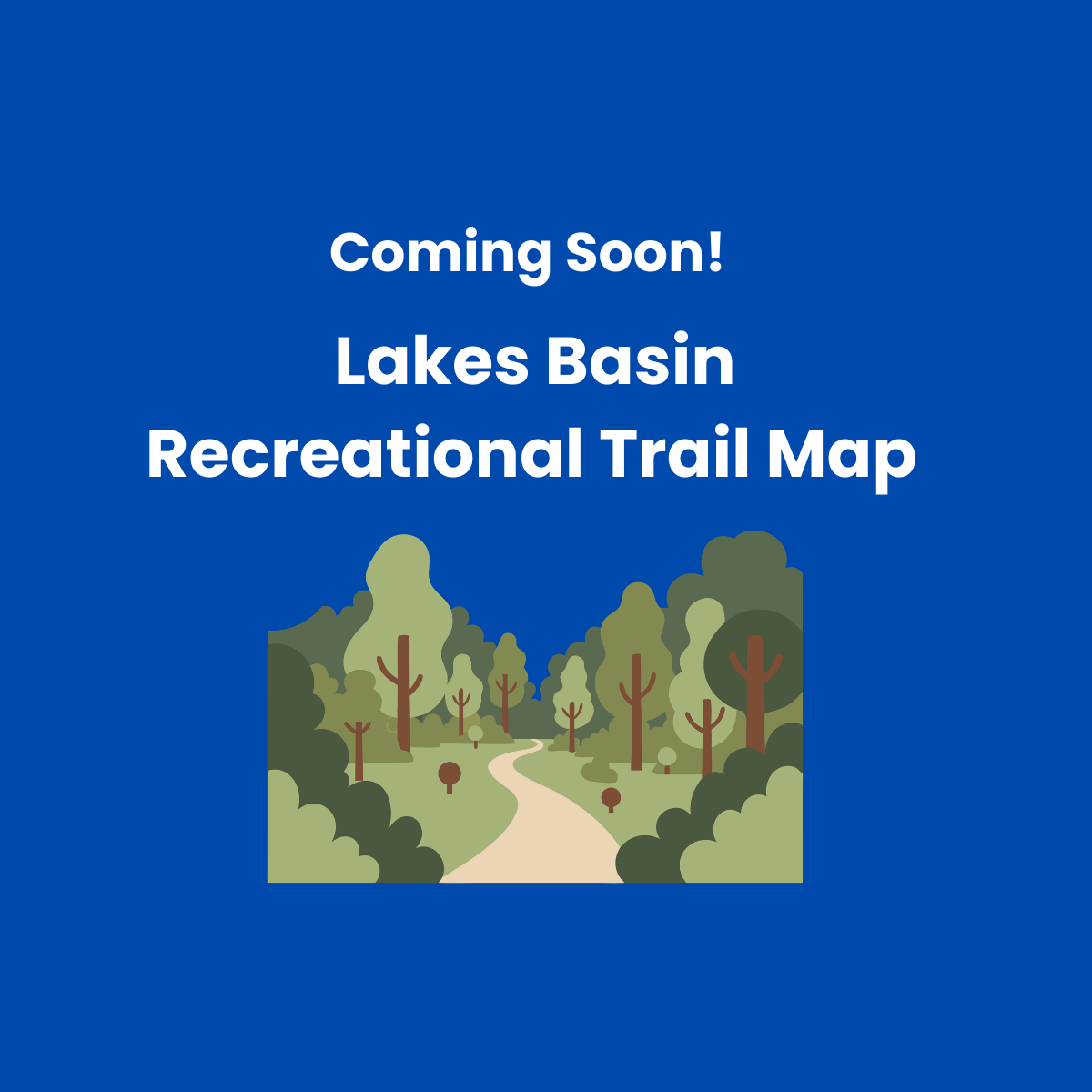Lakes Basin Recreational Map