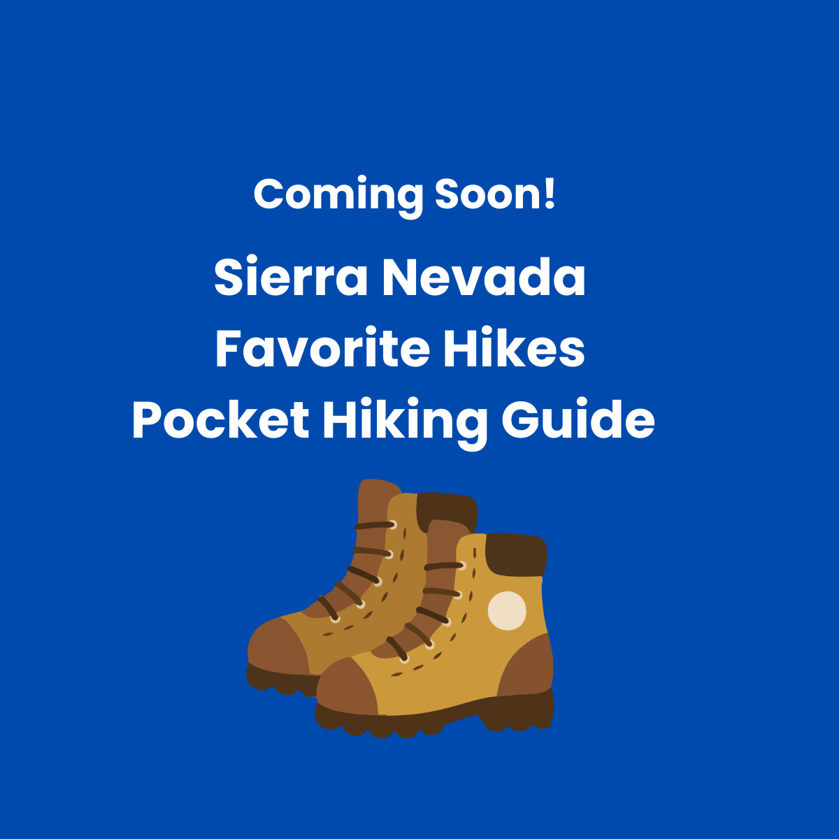Sierra Nevada Favorite Trails Pocket Map