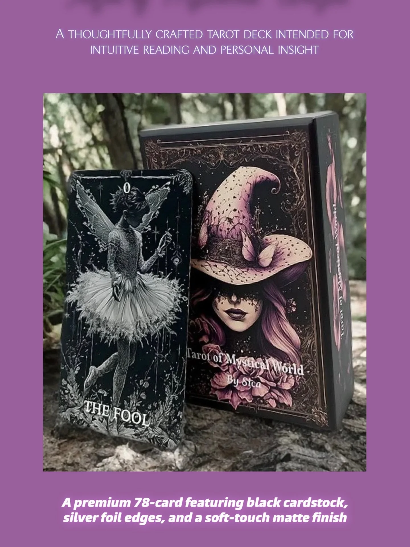 Tarot of Mystical World 🪄 Link in bio, shop now #tarotdeck #onlineshop #divinationtool #spiritualgood #tarot