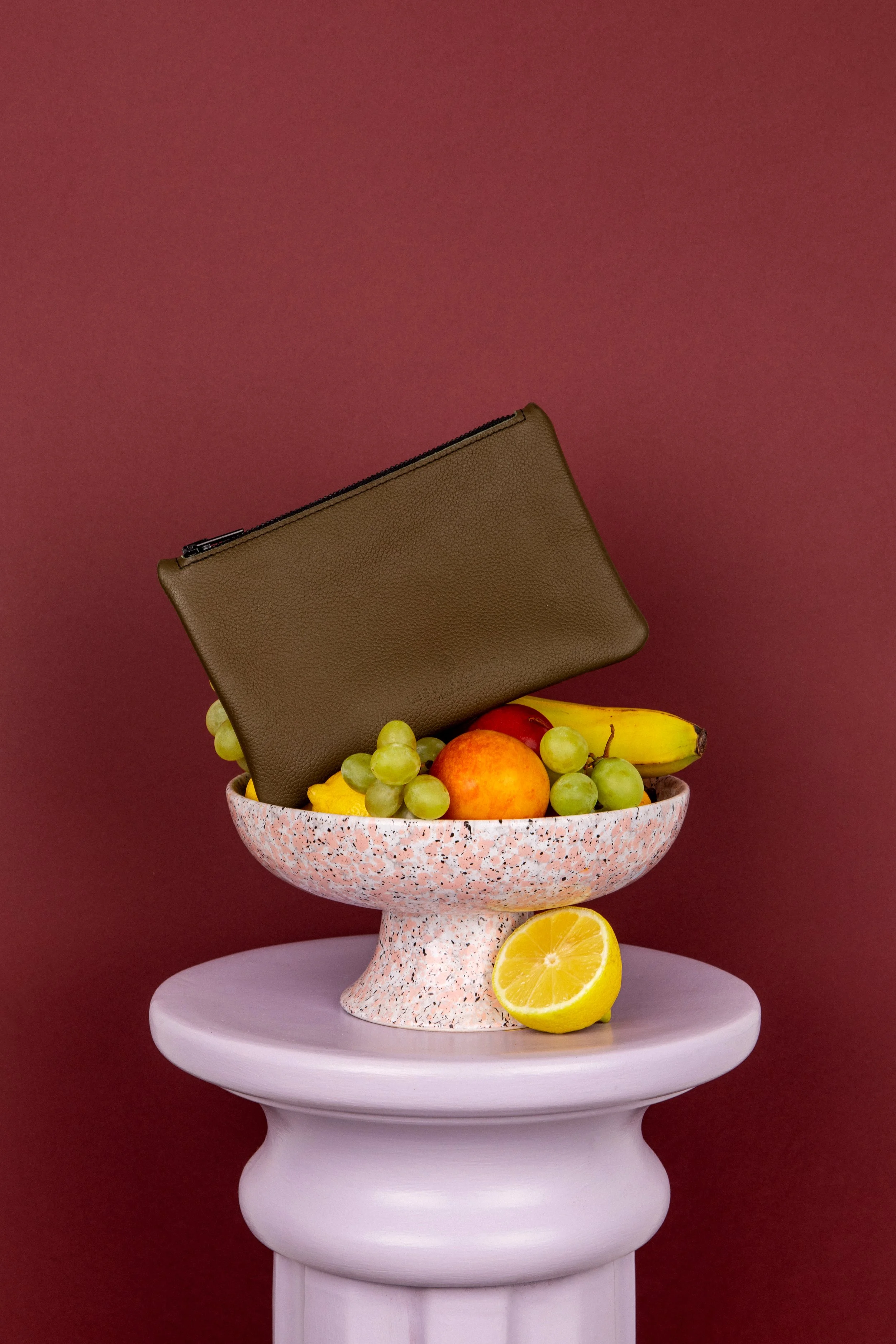 pochette en cuir personnalisable pour entreprise, made in france
