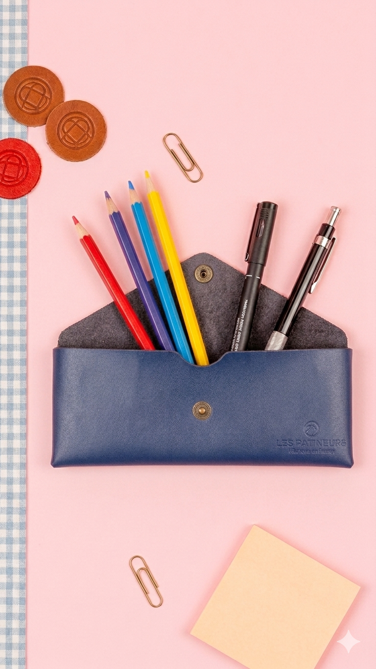 trousse personnalisée en cuir