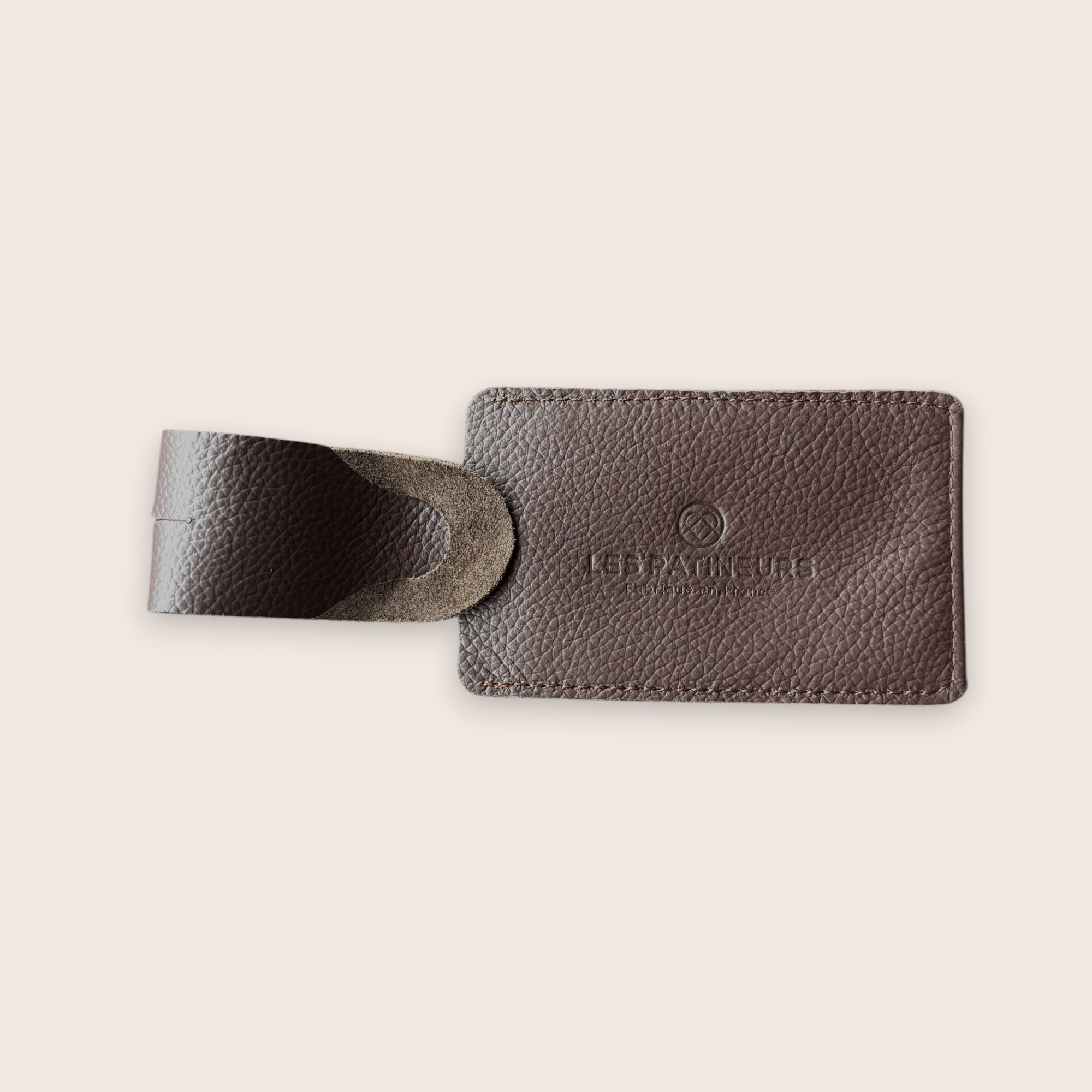 porte étiquette bagage cuir personnalisé