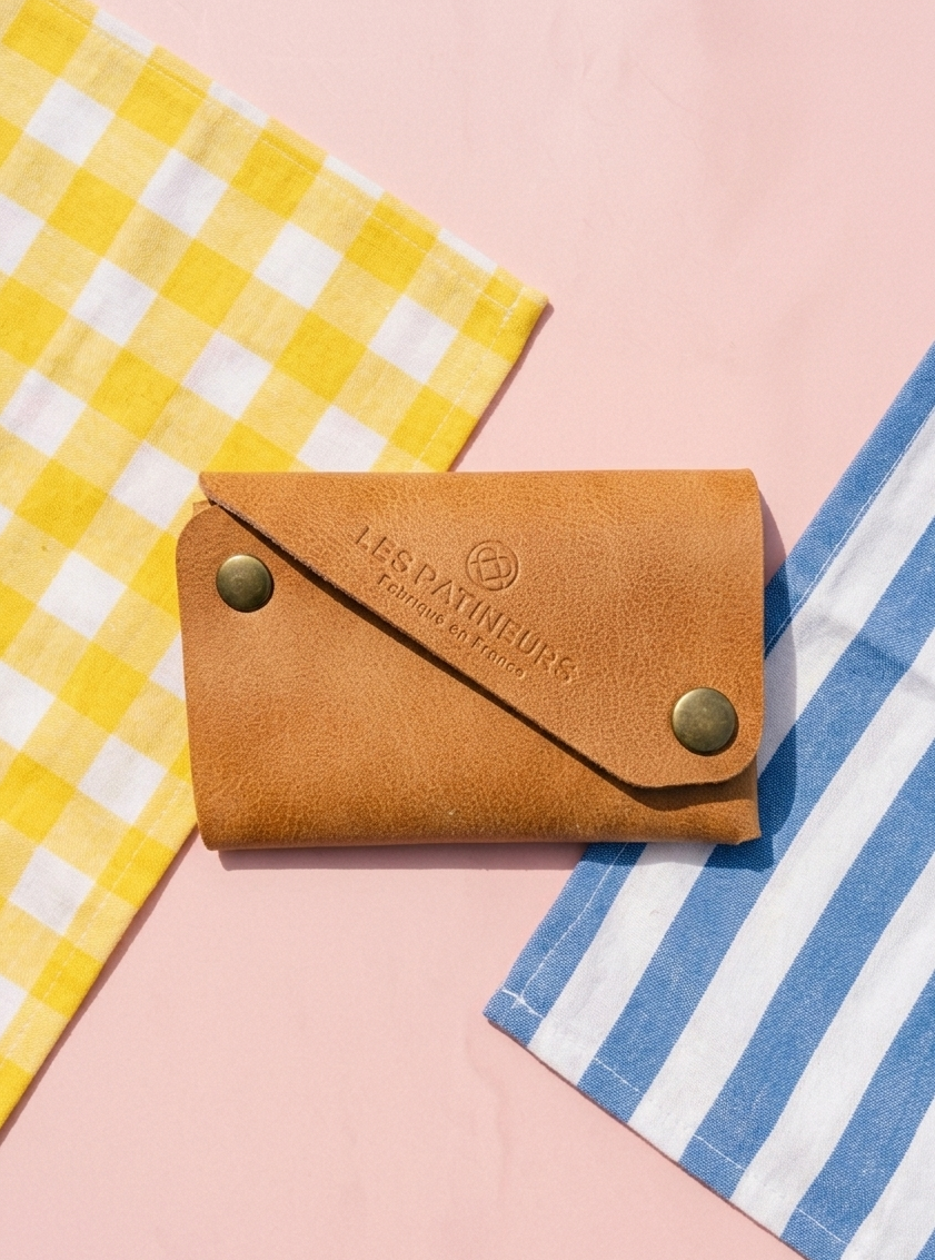 Porte carte cuir entreprise