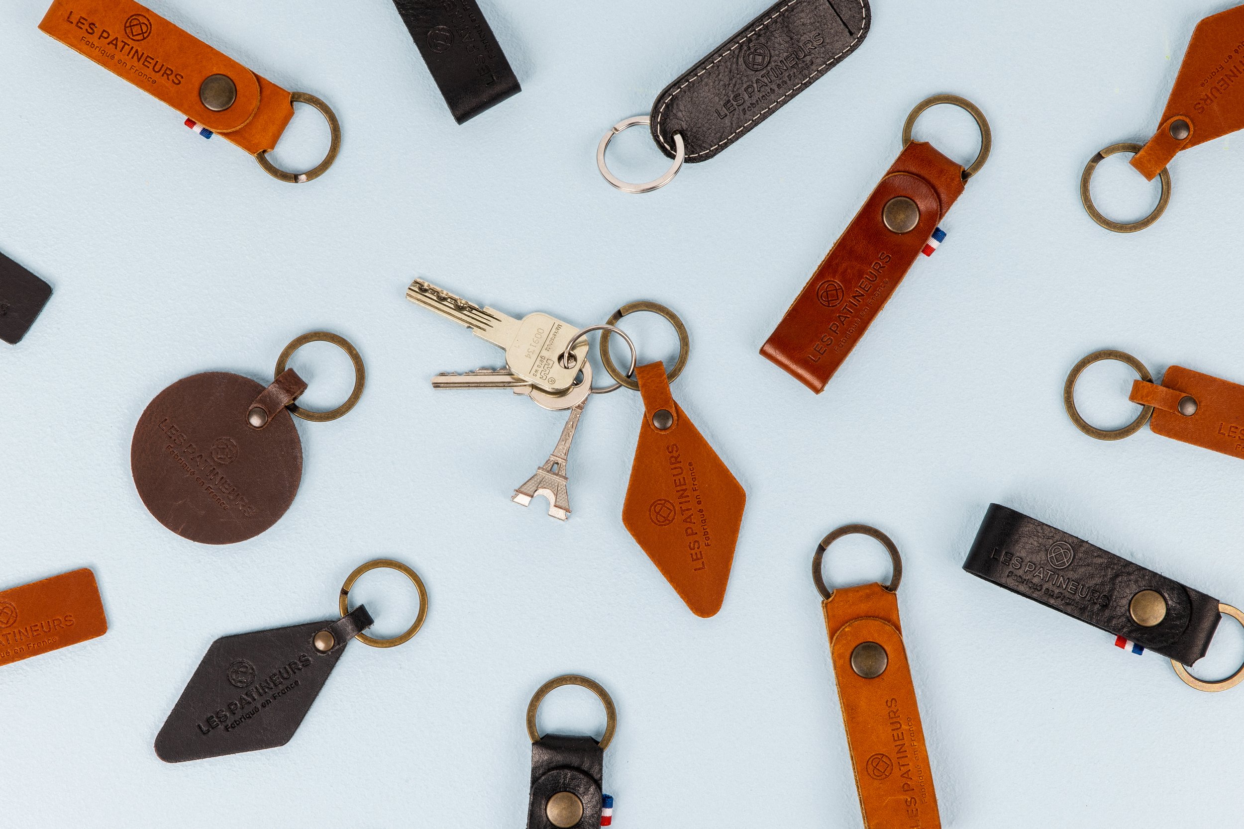 porte clés en cuir made in france
