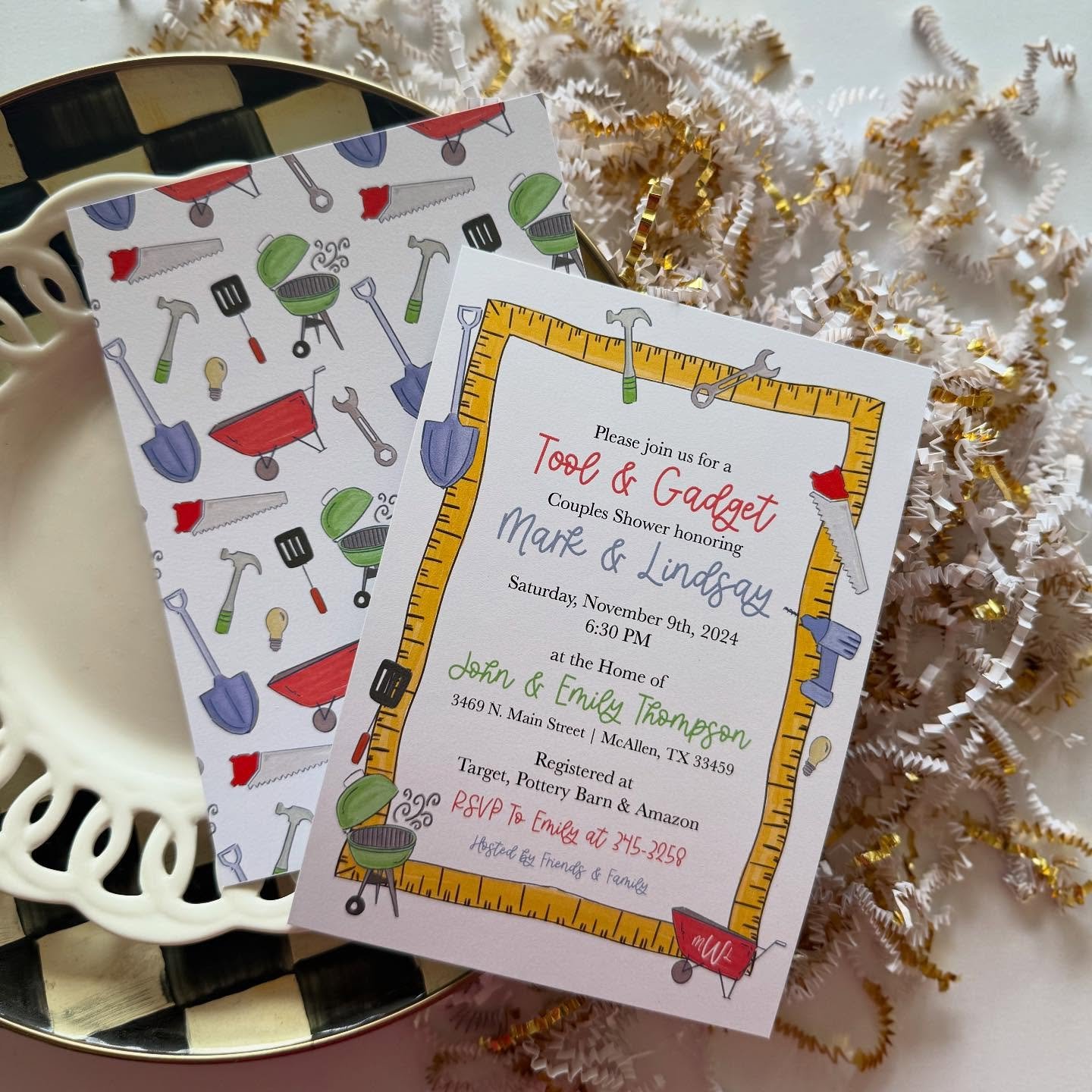 💍 Brides always get the fun parties&hellip; but this shower? We&rsquo;re bringing the power tools too! 🔧⚙️

Celebrate the couple with a fun party full of gadgets, gear, and goodies the groom will actually get excited about.

Because love isn&rsquo;