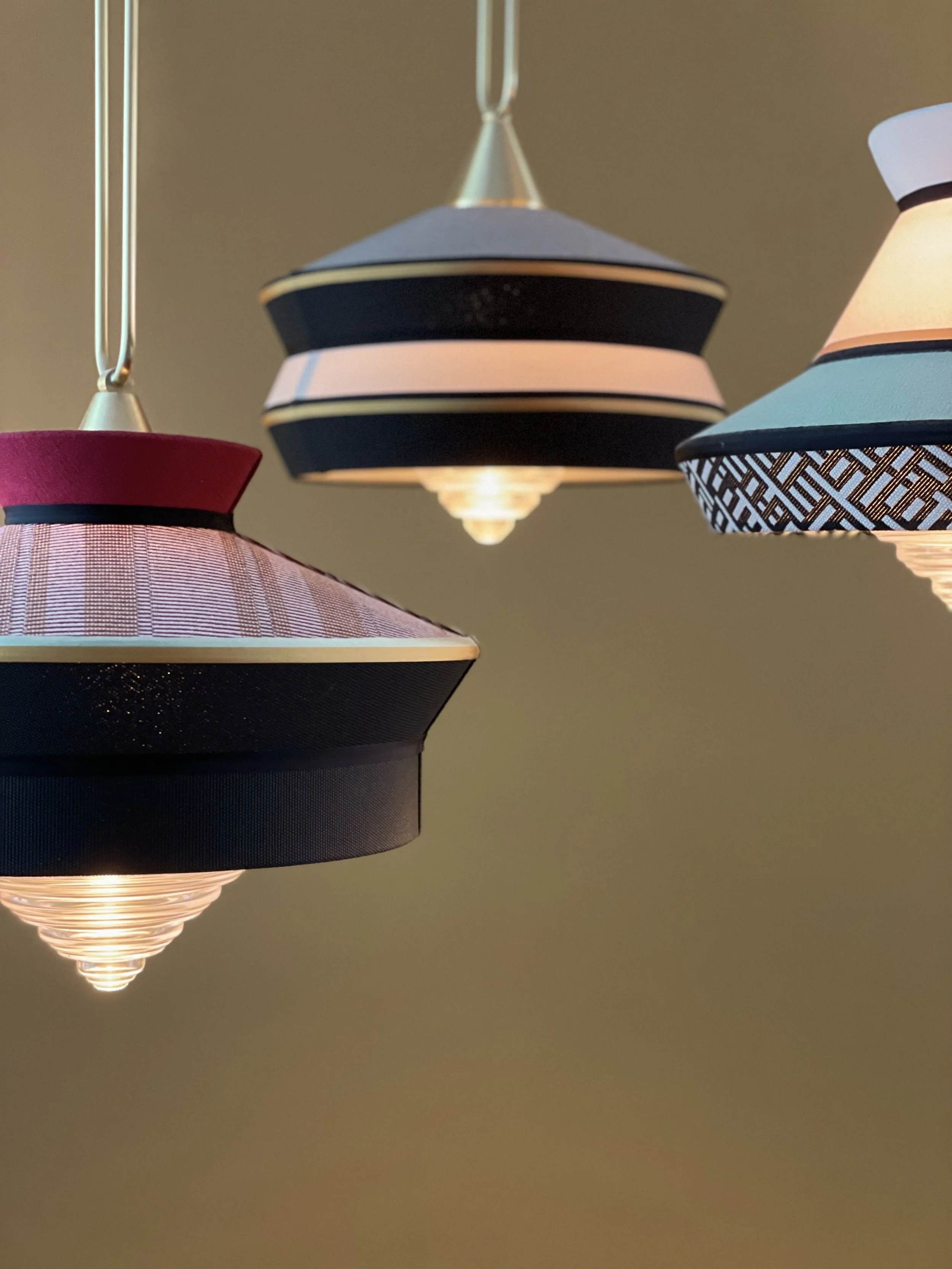 hanglamp van Contardi Calypso Art Deco ressource verf