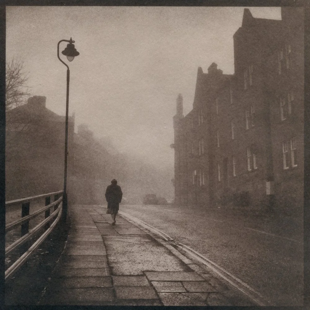 Tea toned cyanotype - St Mary's Wynd, Stirling, Scotland.