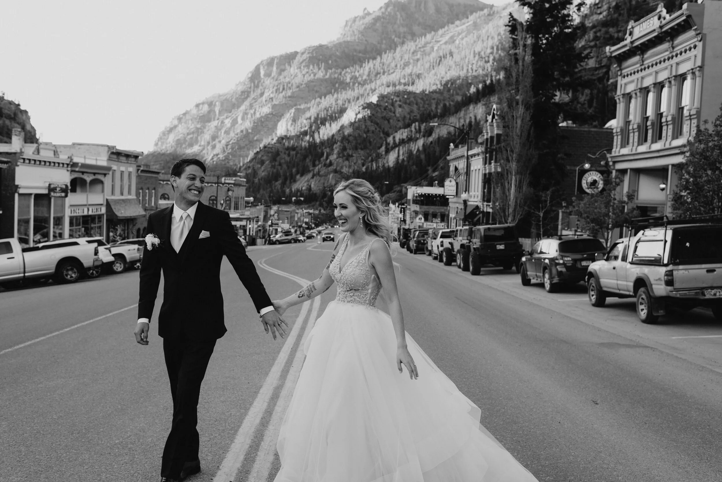 ouray wedding, ouray wedding photographer, ouray bed and breakfast wedding, ouray bed and breakfast, beaumont hotel wedding, beaumont hotel and spa, downtown ouray wedding