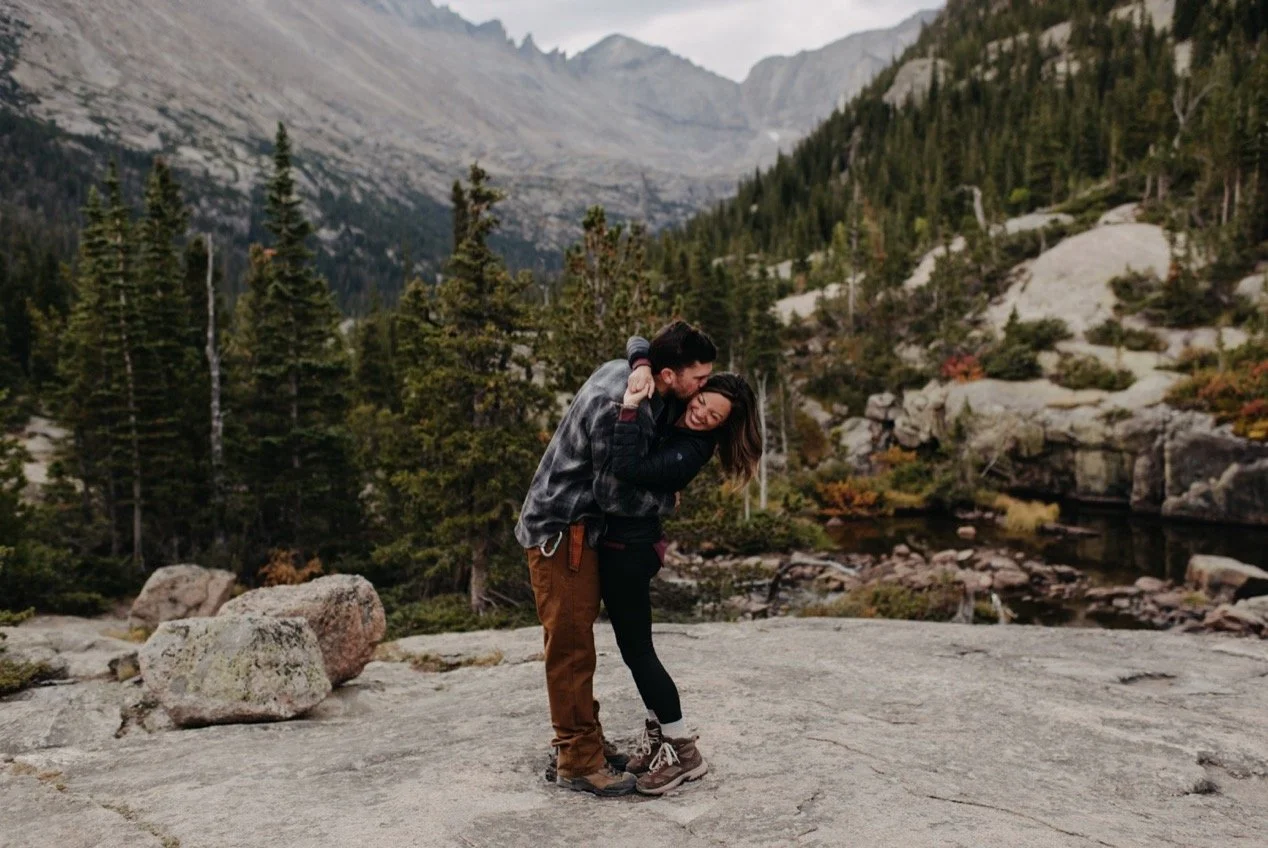 Rocky Mountain National Park Couples Session - Estes Park Colorado Wedding Photographer - Amalie and Noah