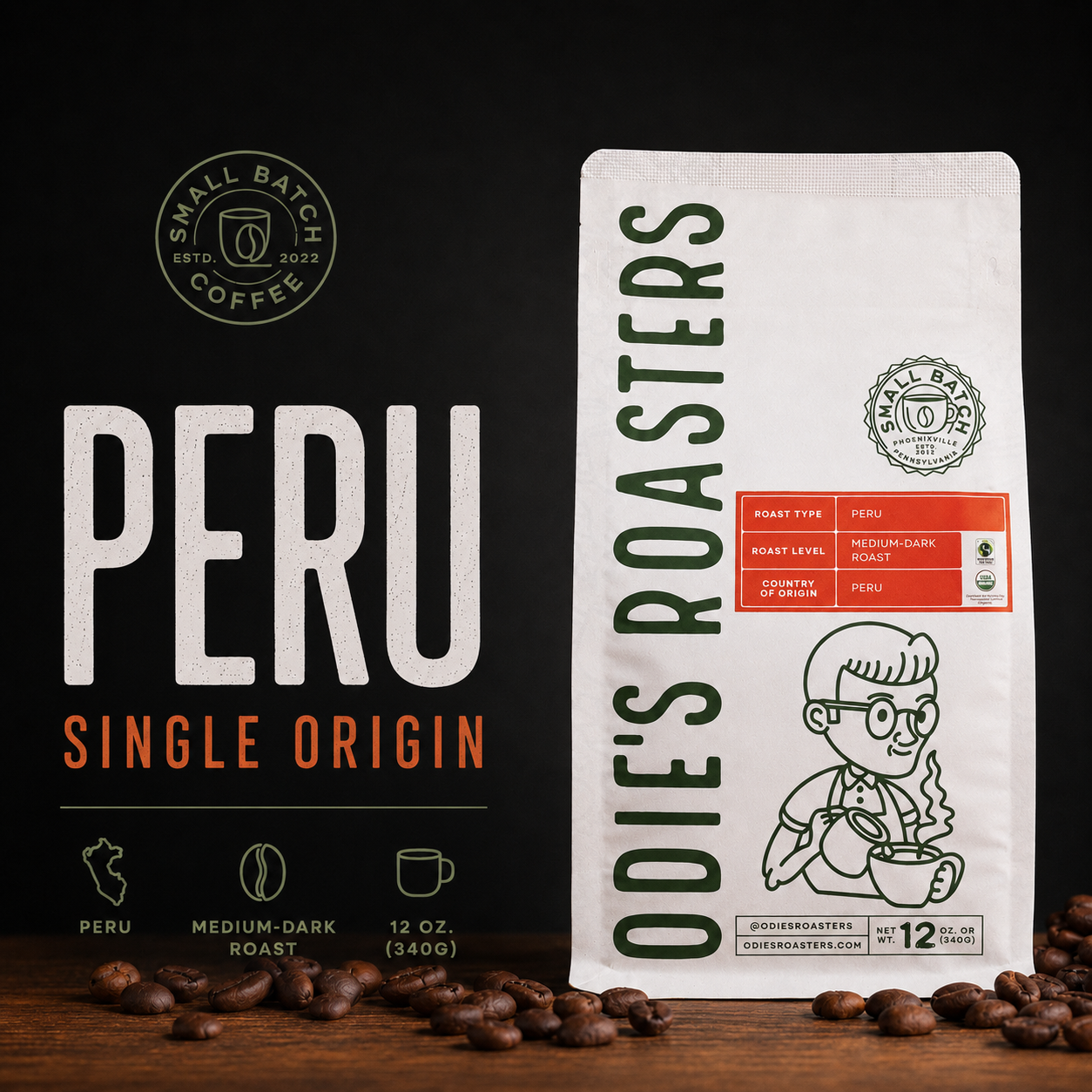 Peru — Single Origin Medium Dark Roast