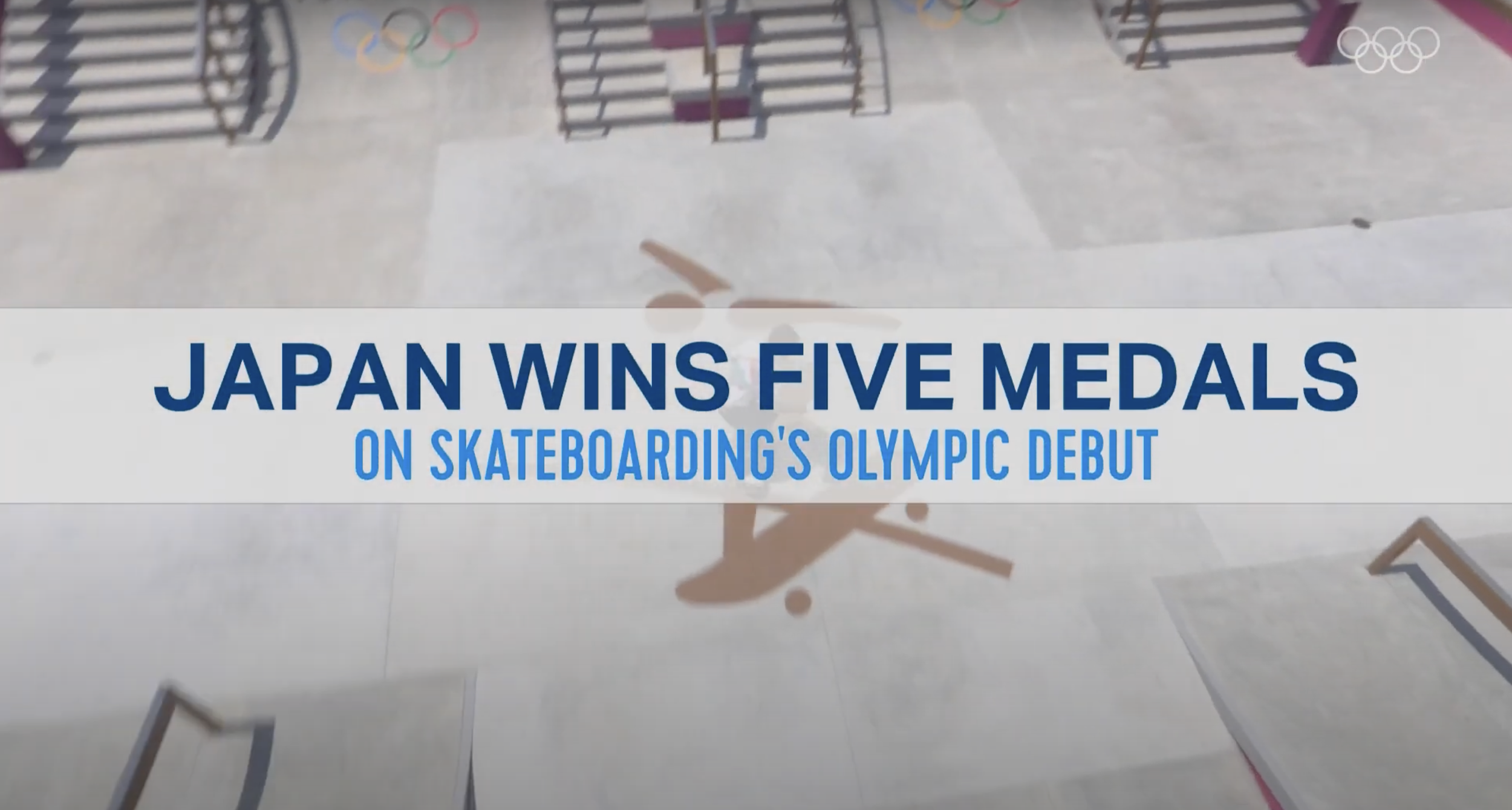 Japan wins five medals on skateboarding's Olympic debut