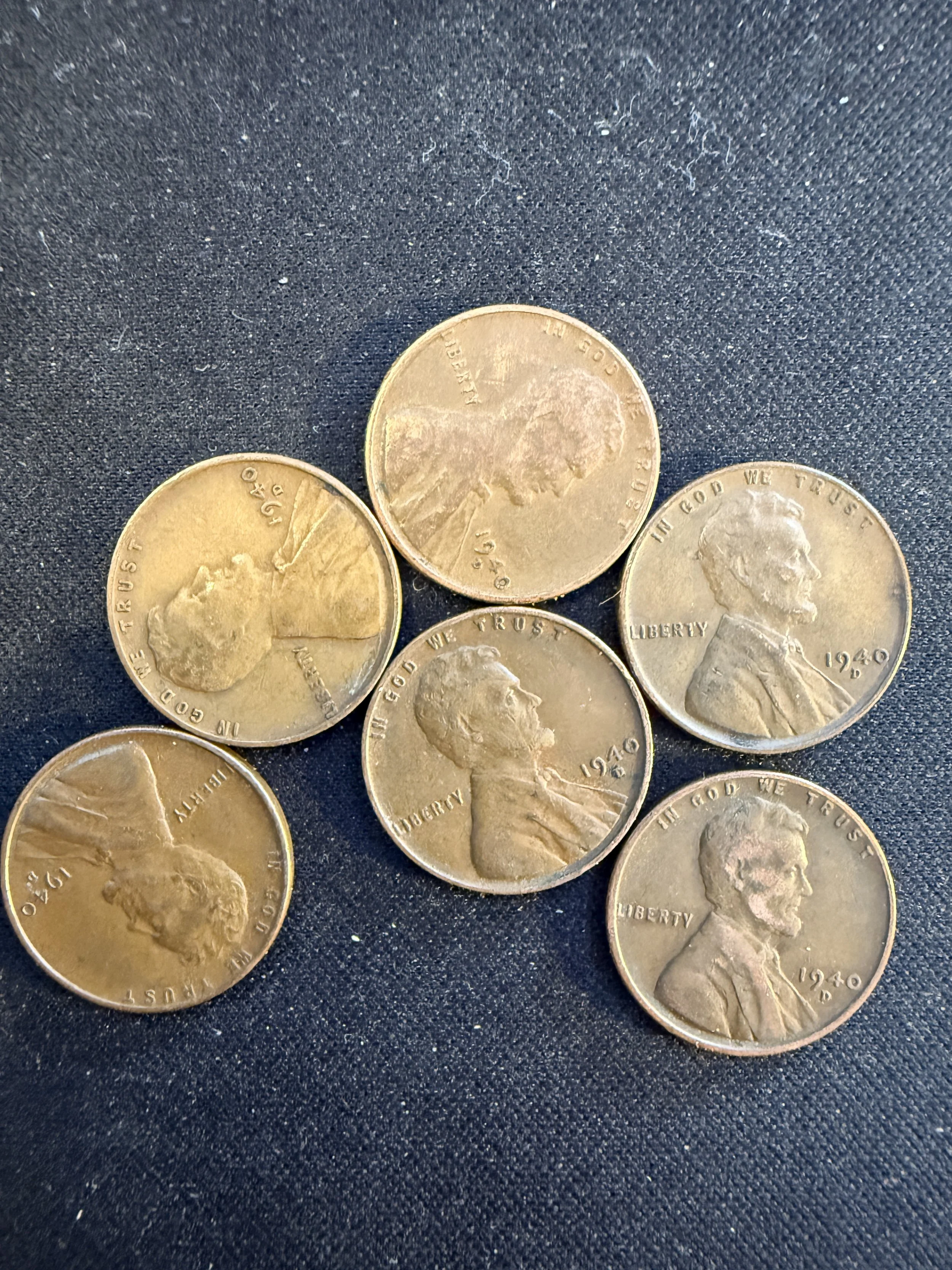 1940 D Wheat Penny Book Fillers