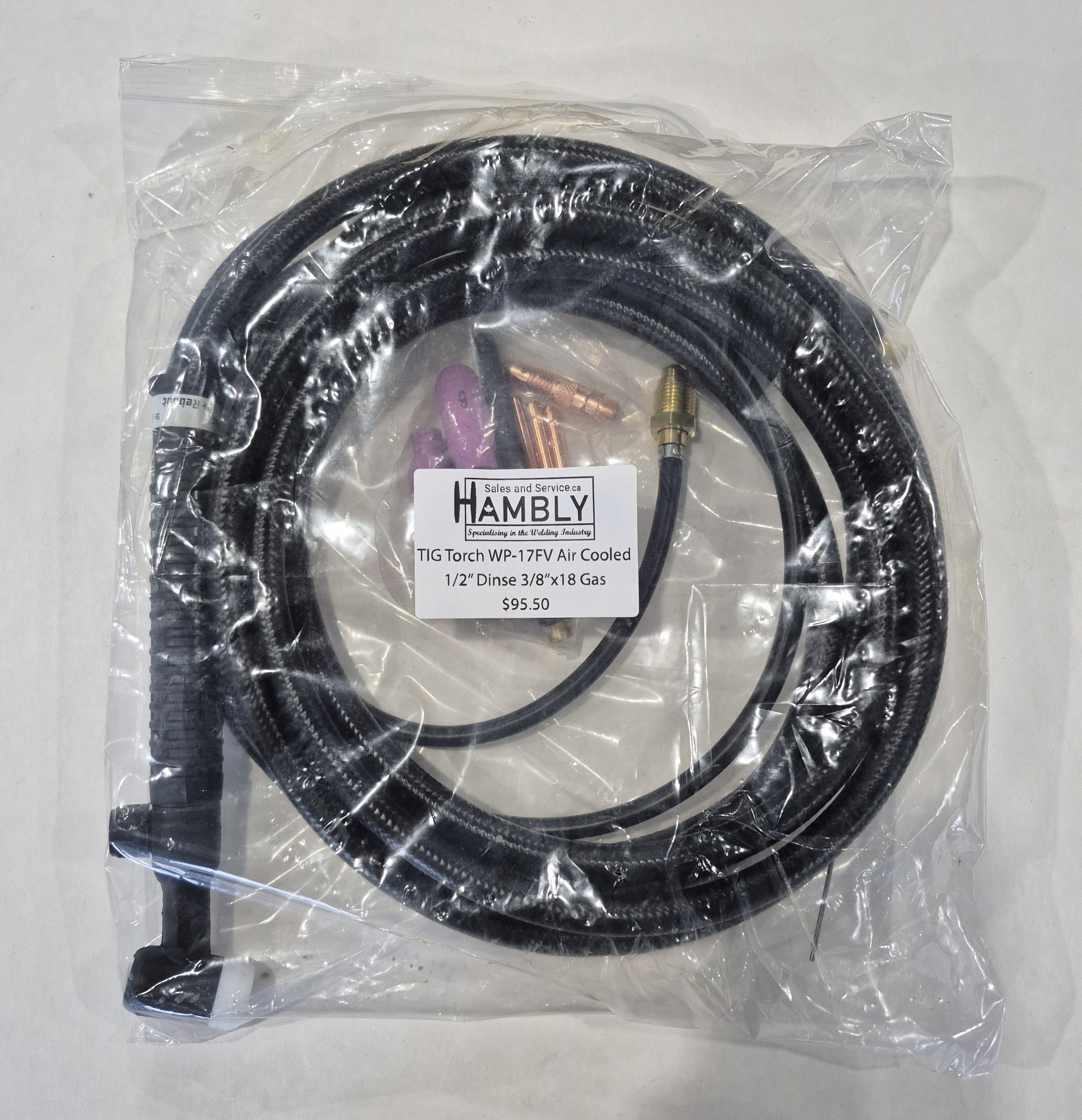 WP-17 132ft TIG Torch with Dinse Connector