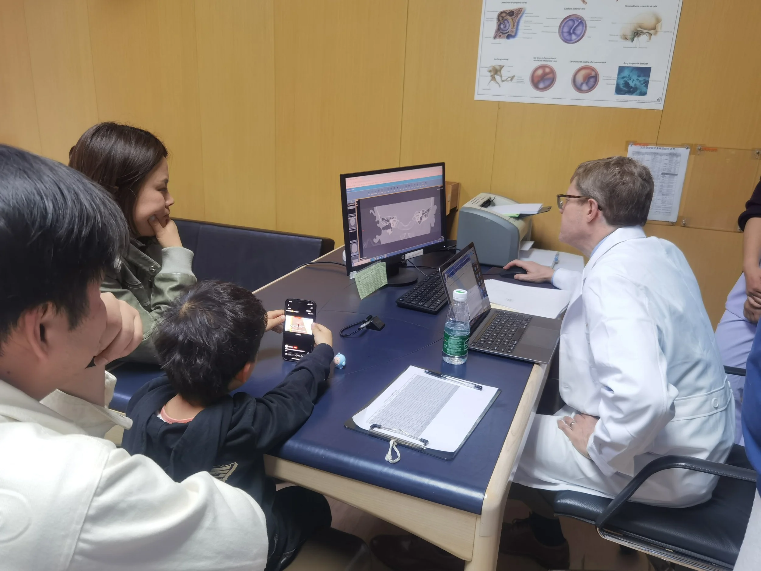 We prefer to evaluate with family to tell them what is happening there.