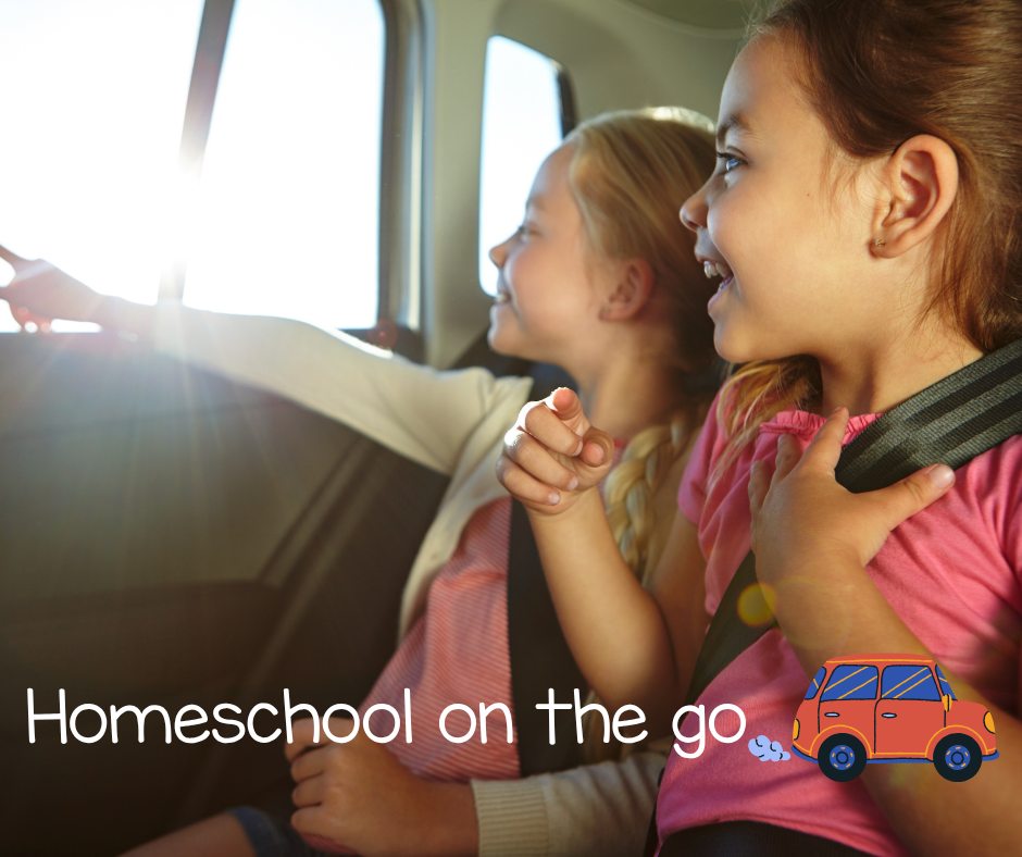 Homeschool on the go Part 1: Learning in the car