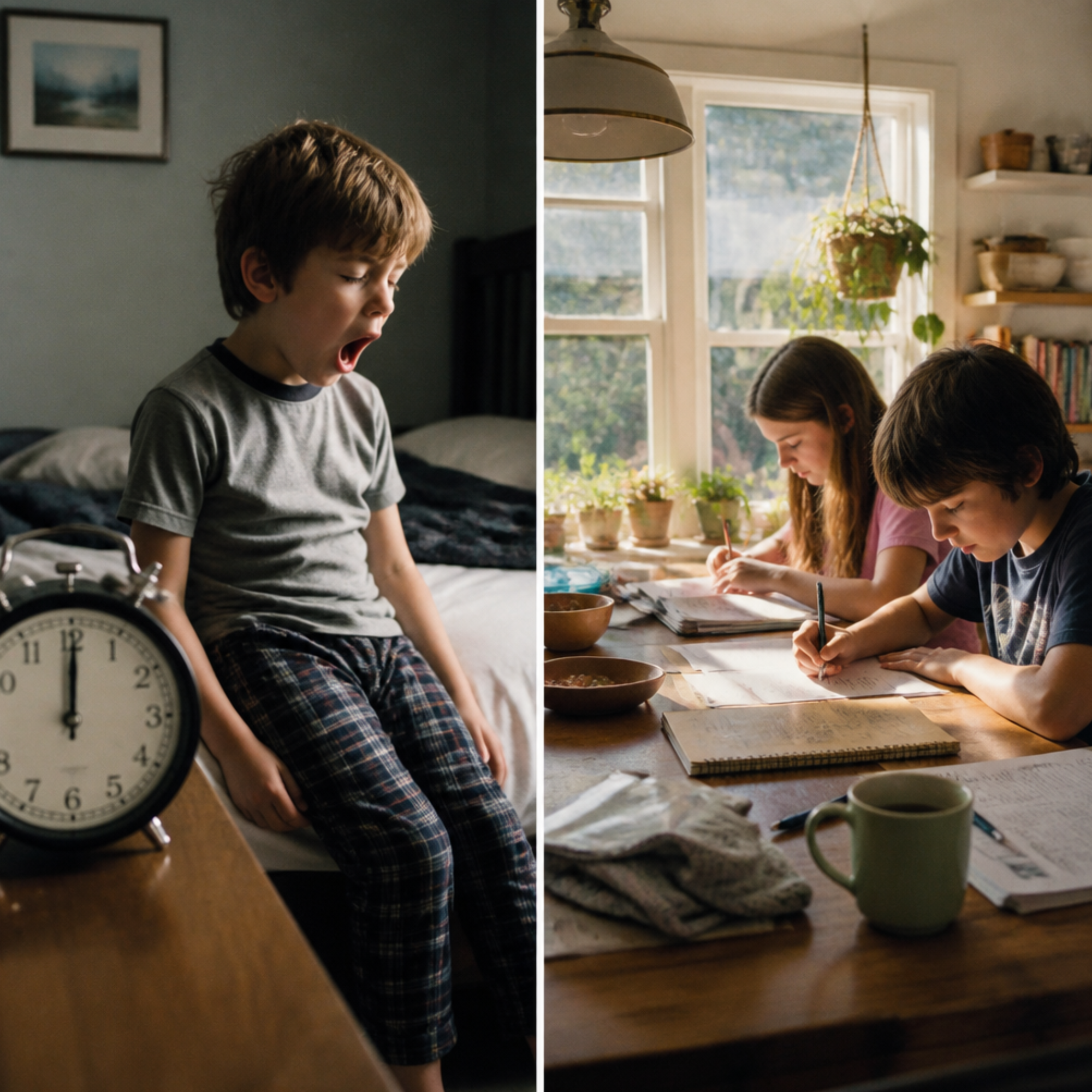 Do Homeschool Kids Need to Learn to Get Up Early?