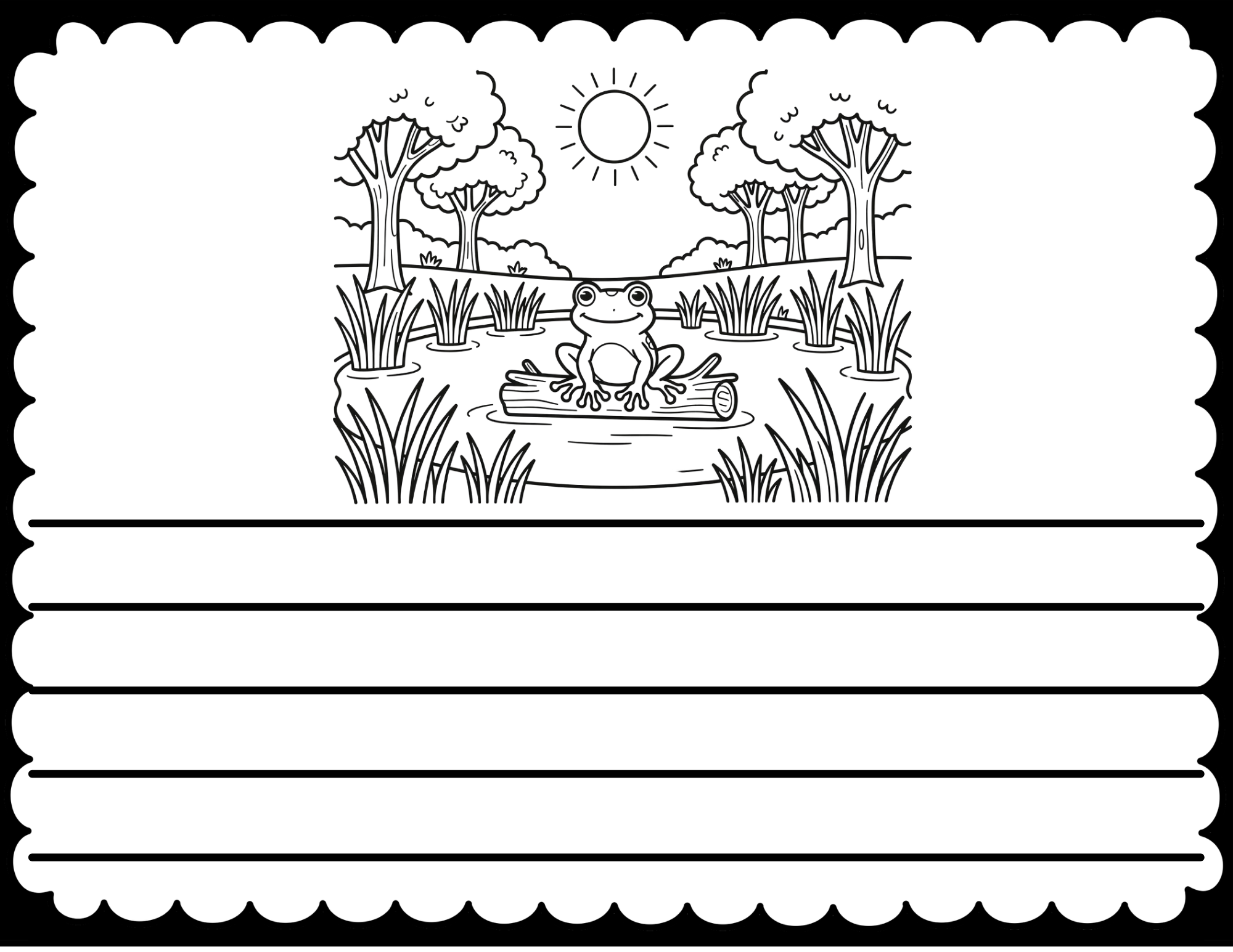 Color and Write: Springtime