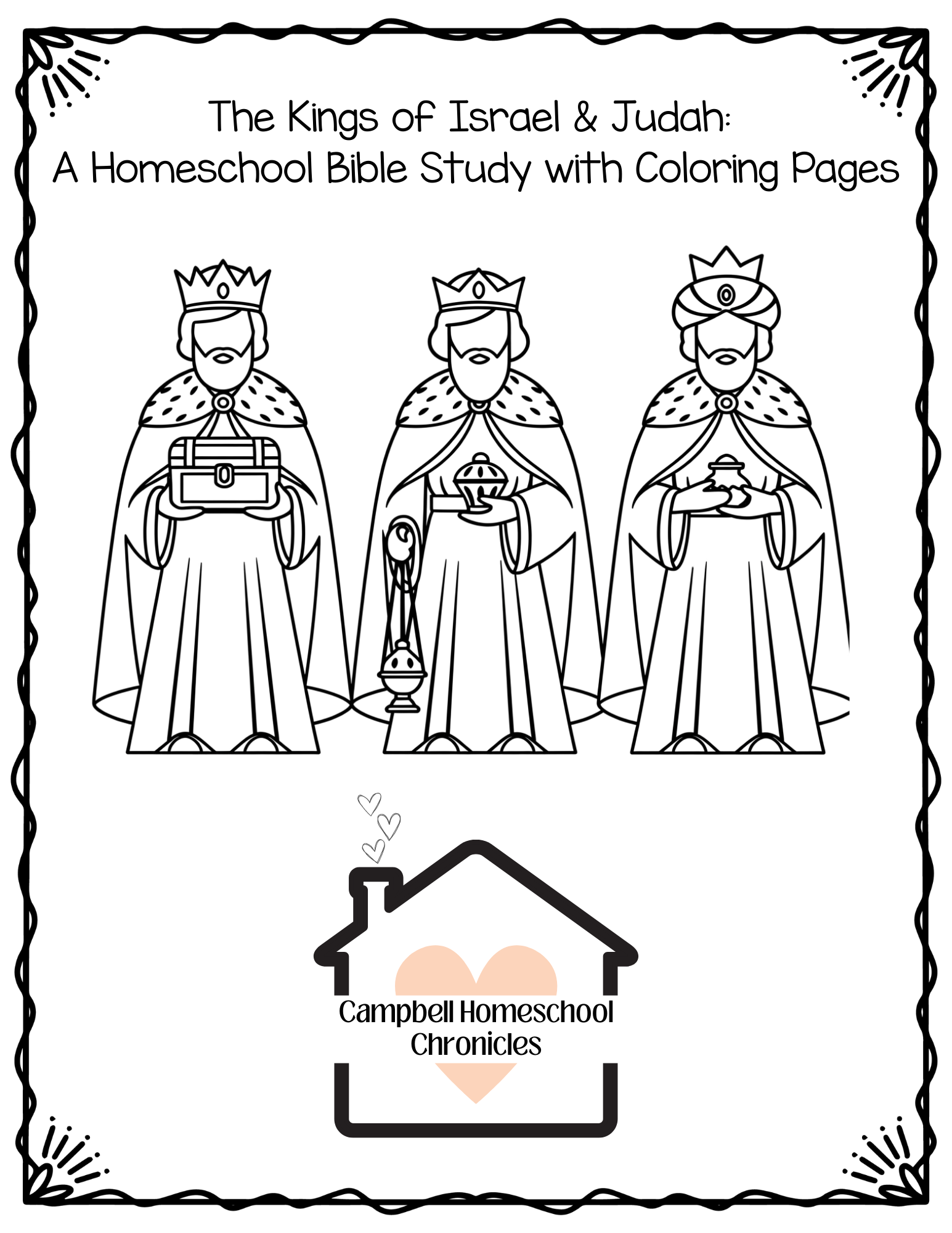 Kings of Israel- Bible Study Coloring Book