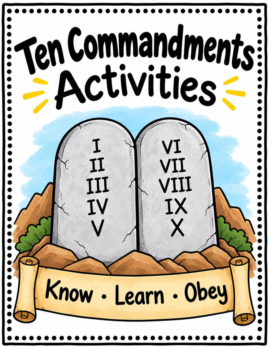 Ten Commandments Activities Cover.png