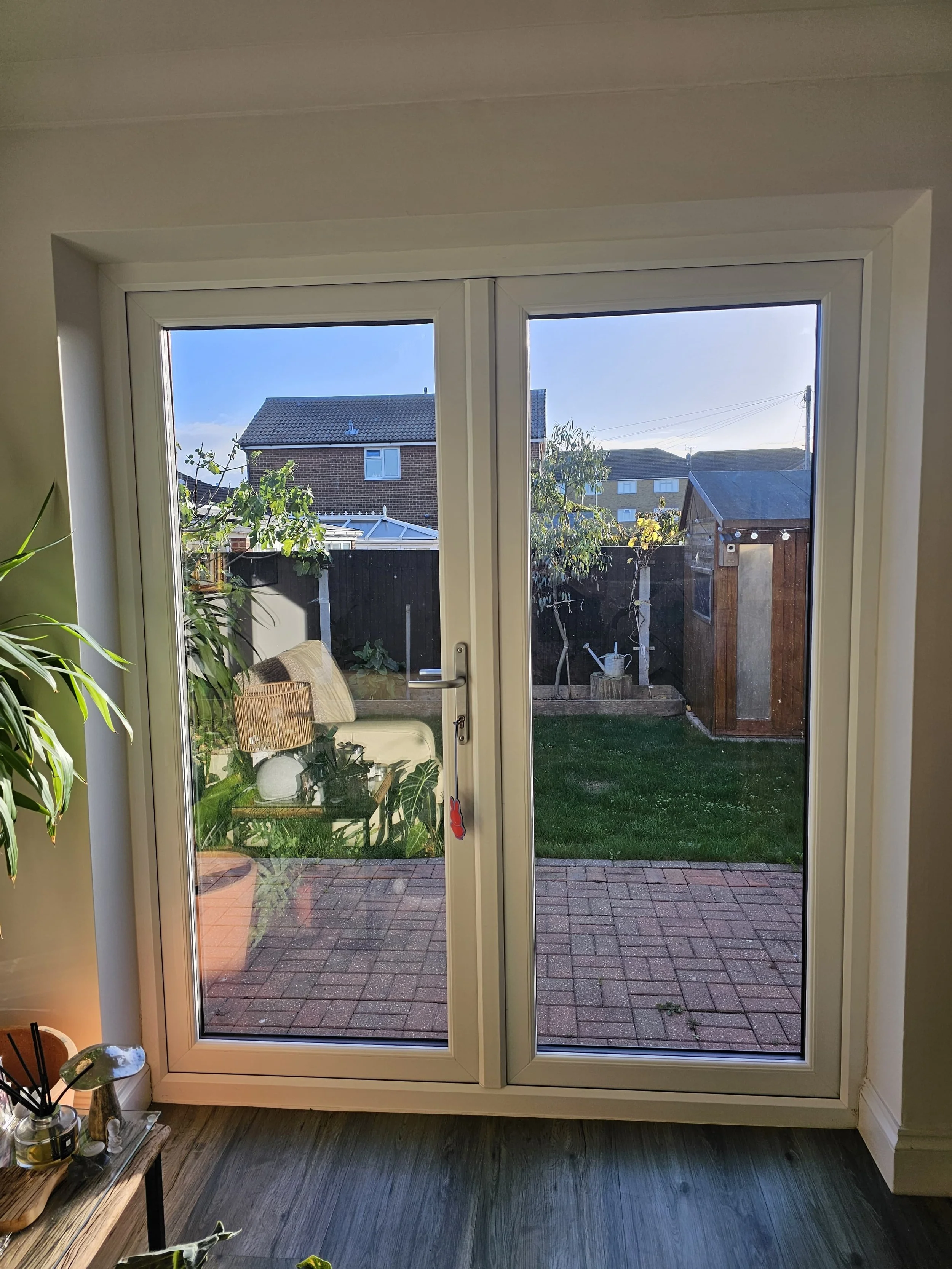 The same 70% reflective from the inside.