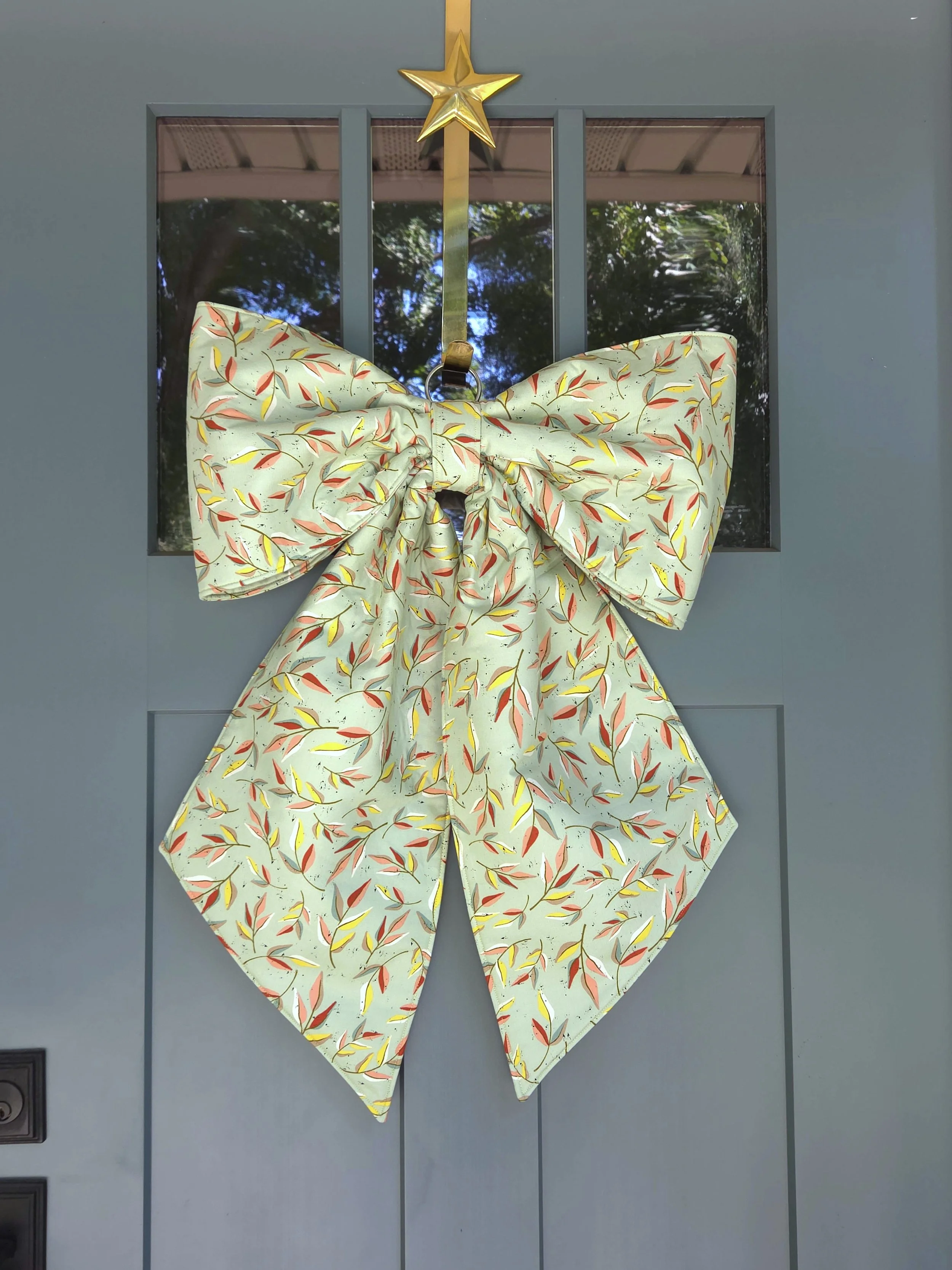 Autumn Mint Jumbo Bow