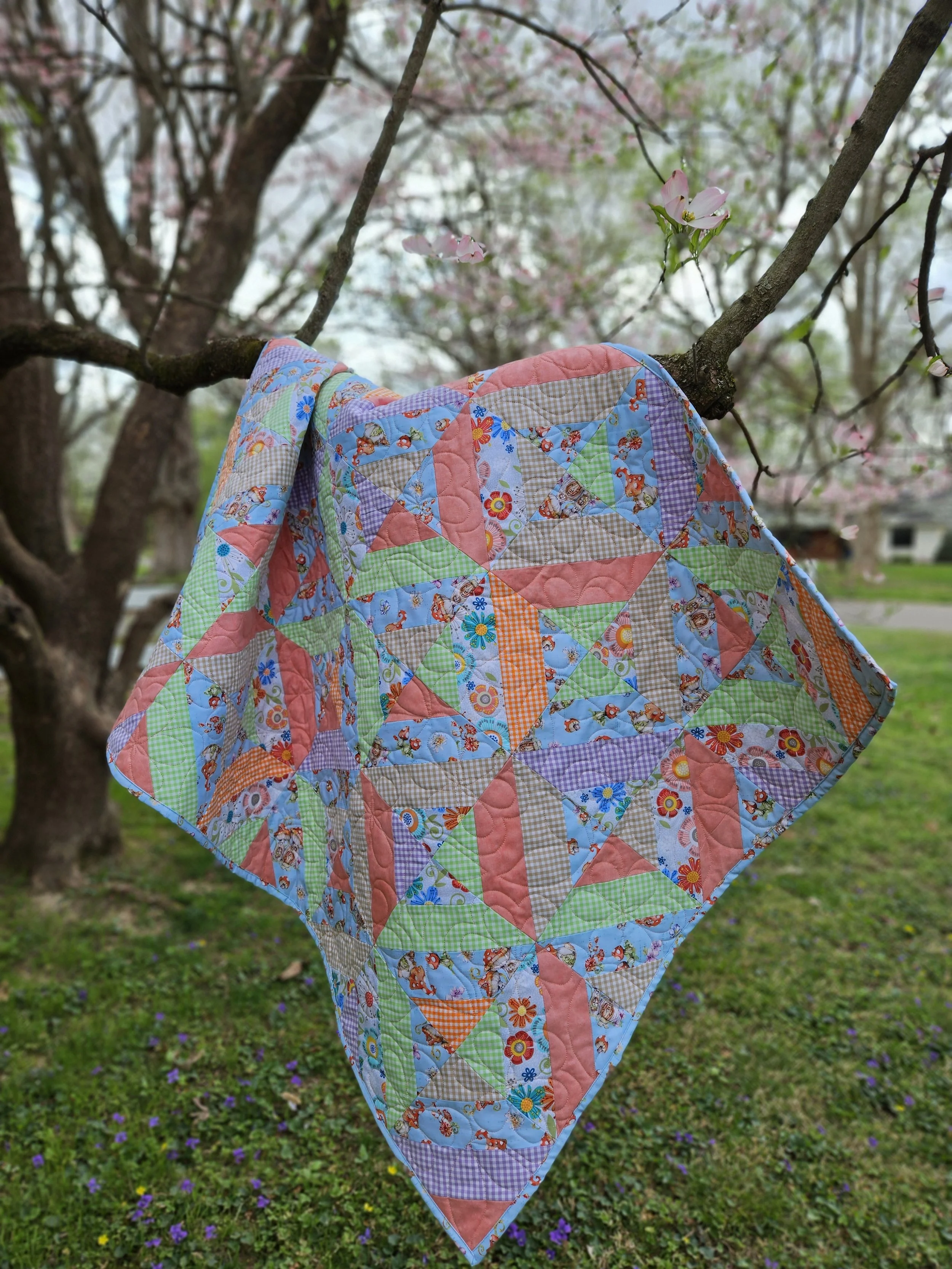Fairy Garden Baby Quilt