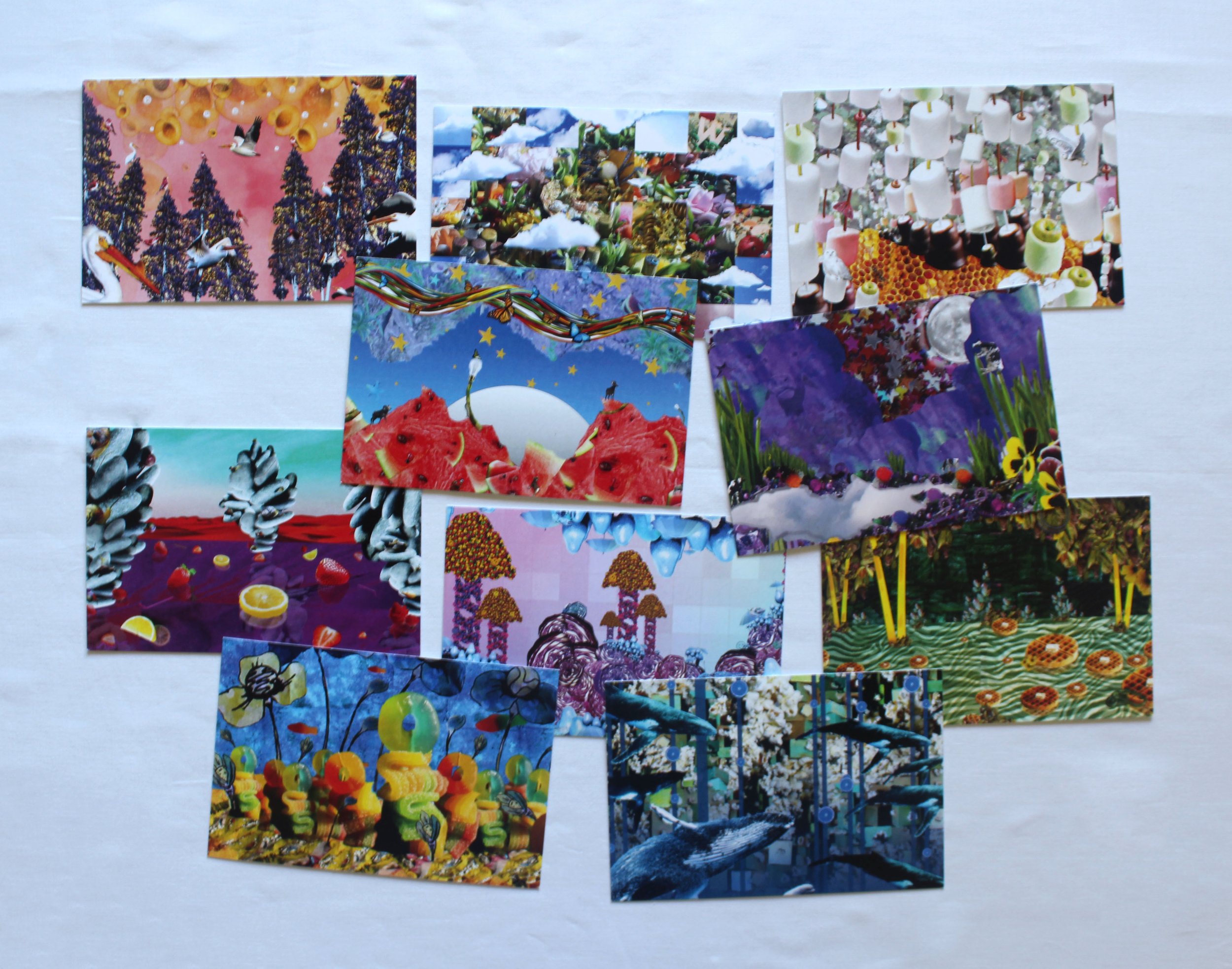 What If Imaginative Landscape Postcards