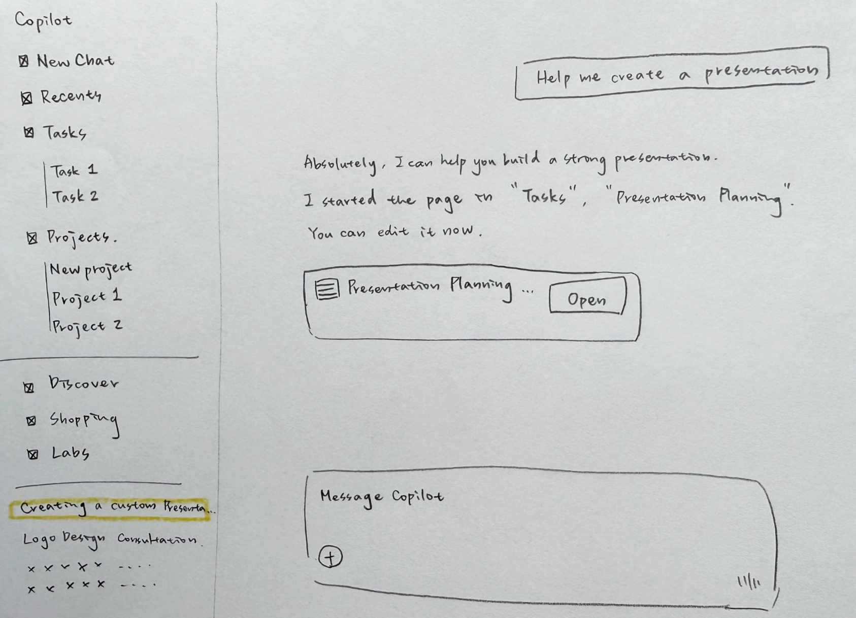 Copilot Re-Design Sprint