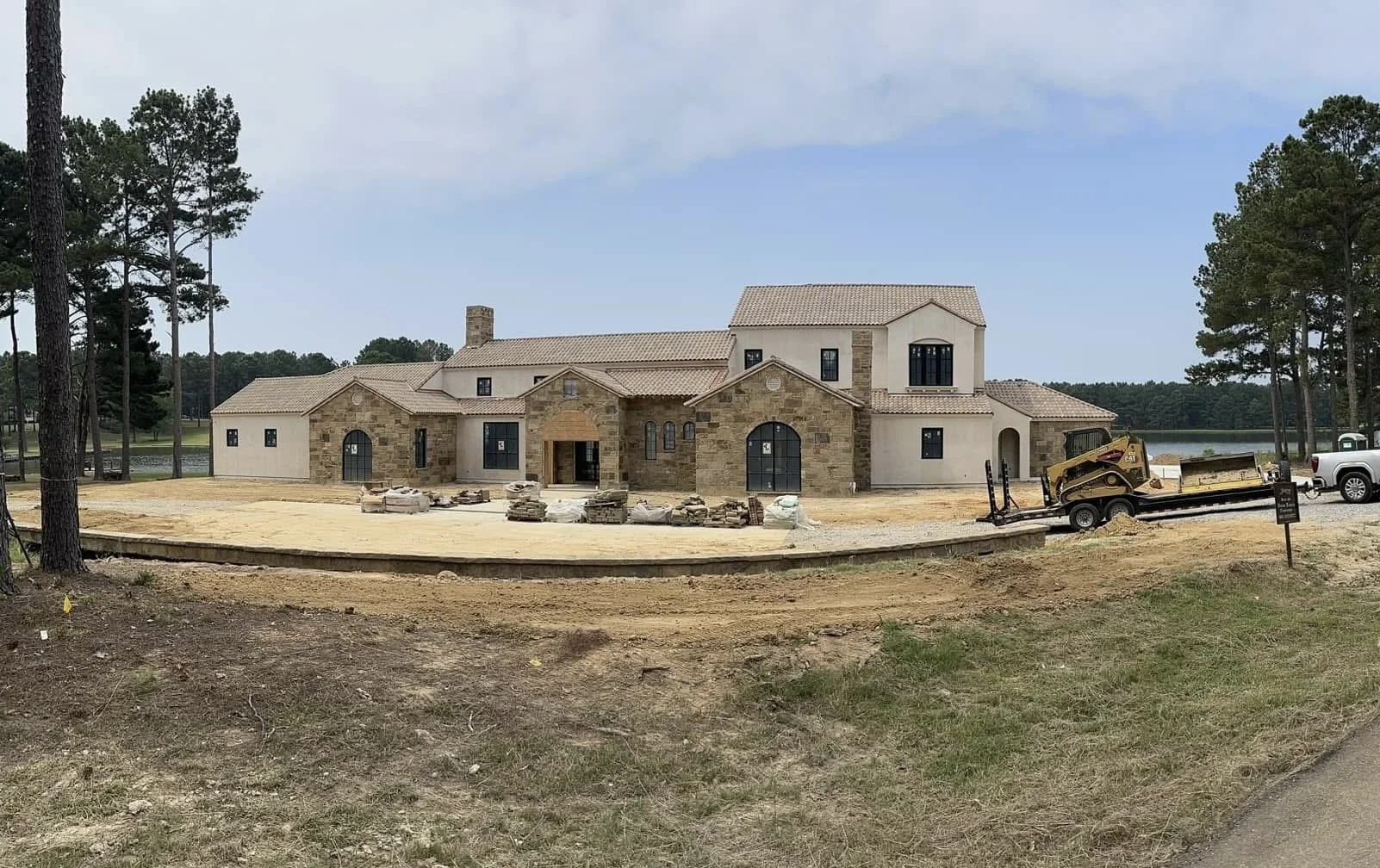 Properly compacted house pad construction