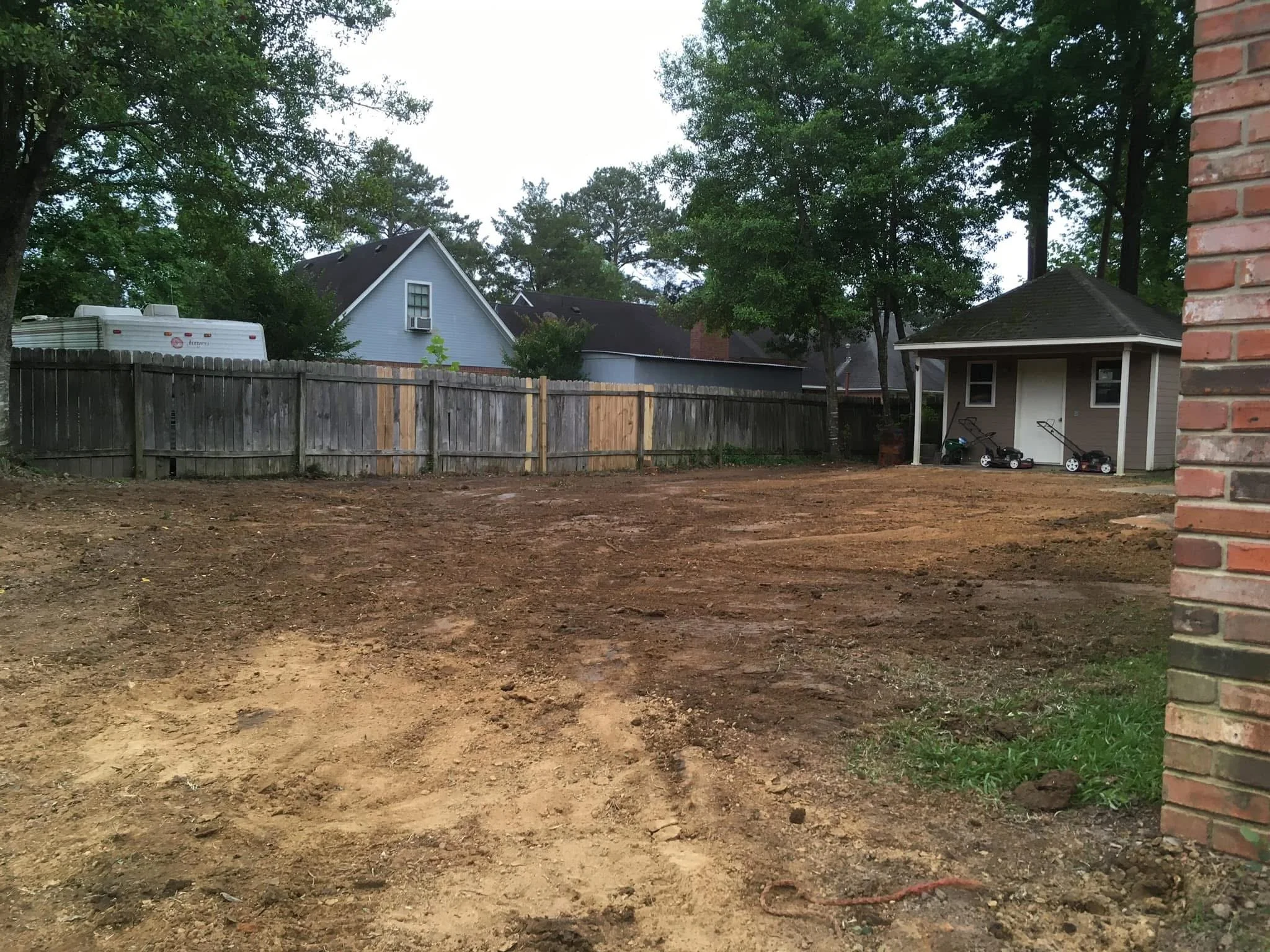 Swimming pool demo and backfill